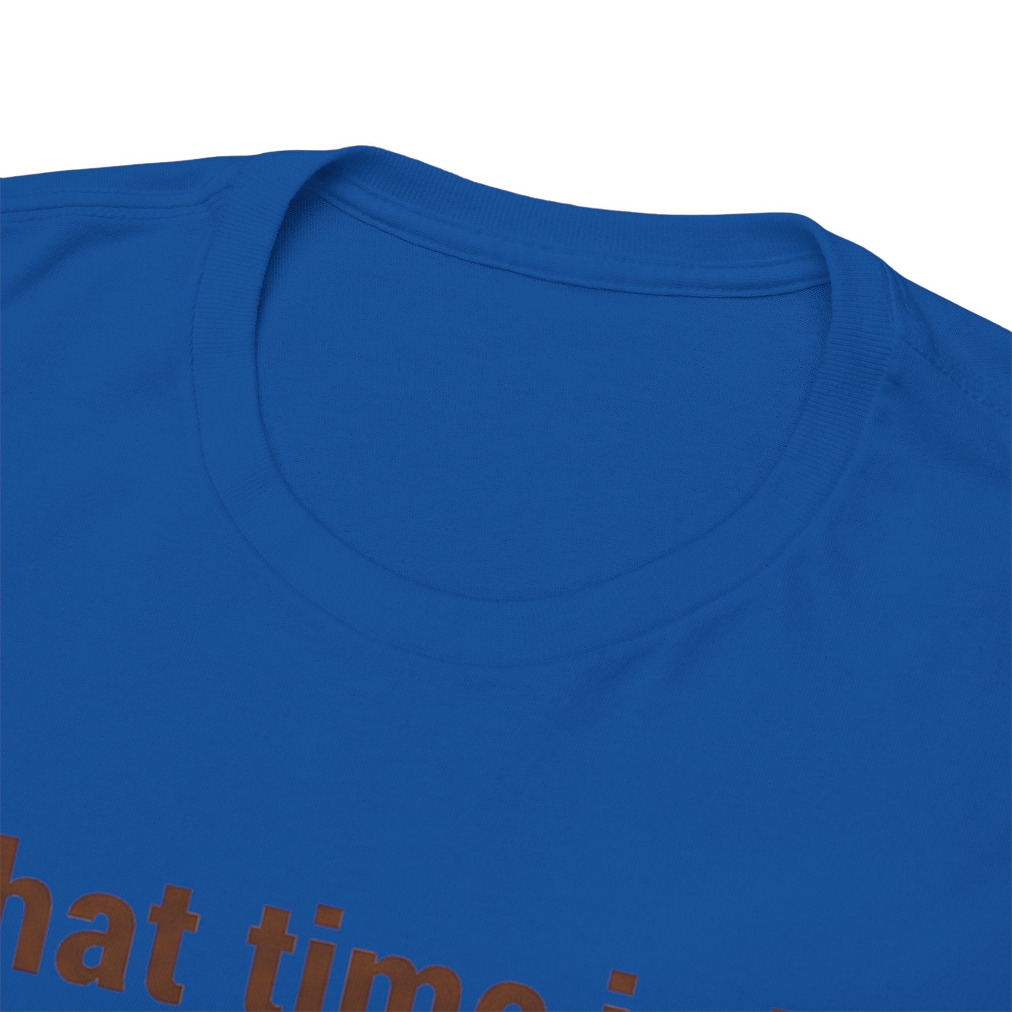 Pierogi Time T‑Shirt — "What time is it? Pierogi time!" Vintage Clock Food Tee