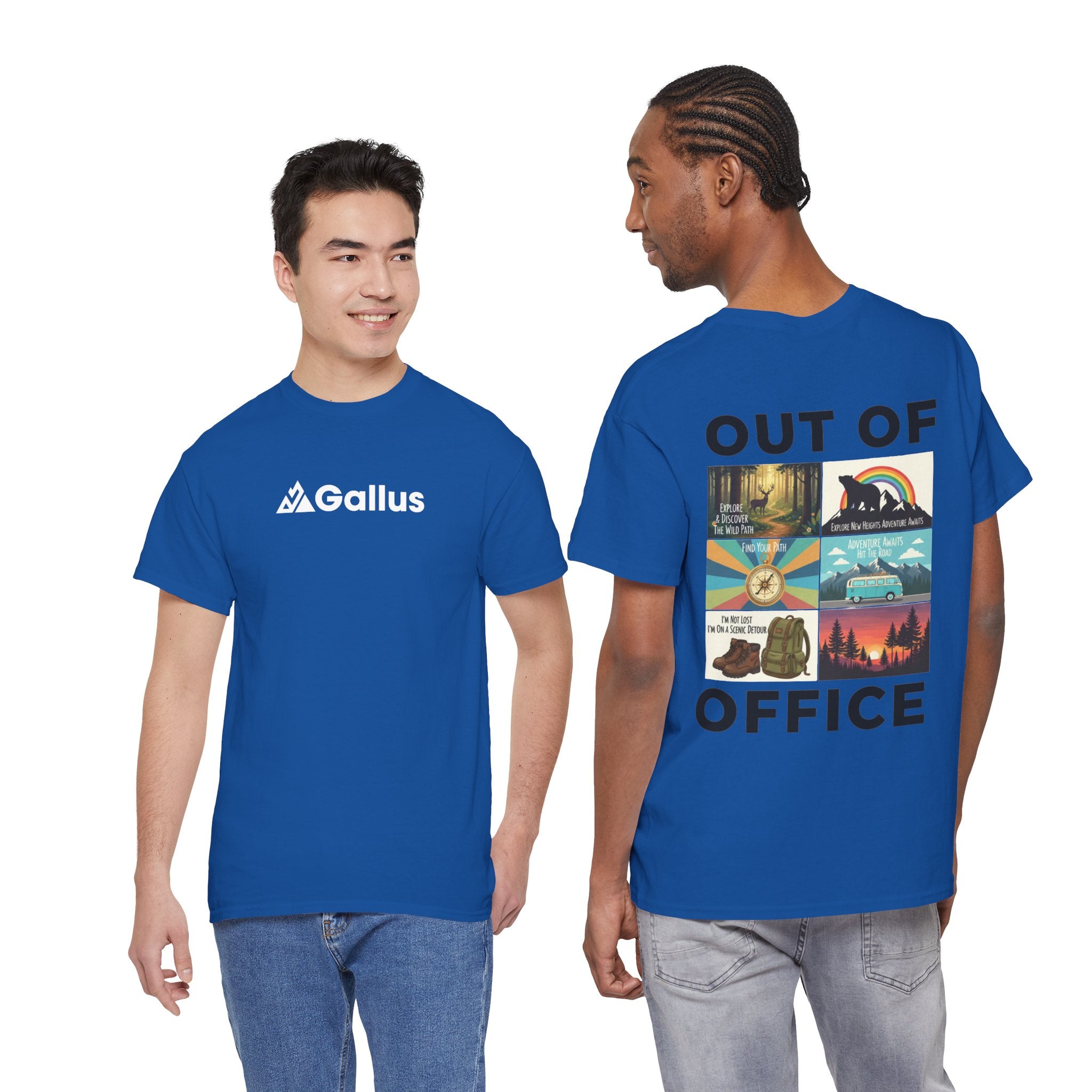 Out of Office Tee — Adventure Travel Graphic T-Shirt