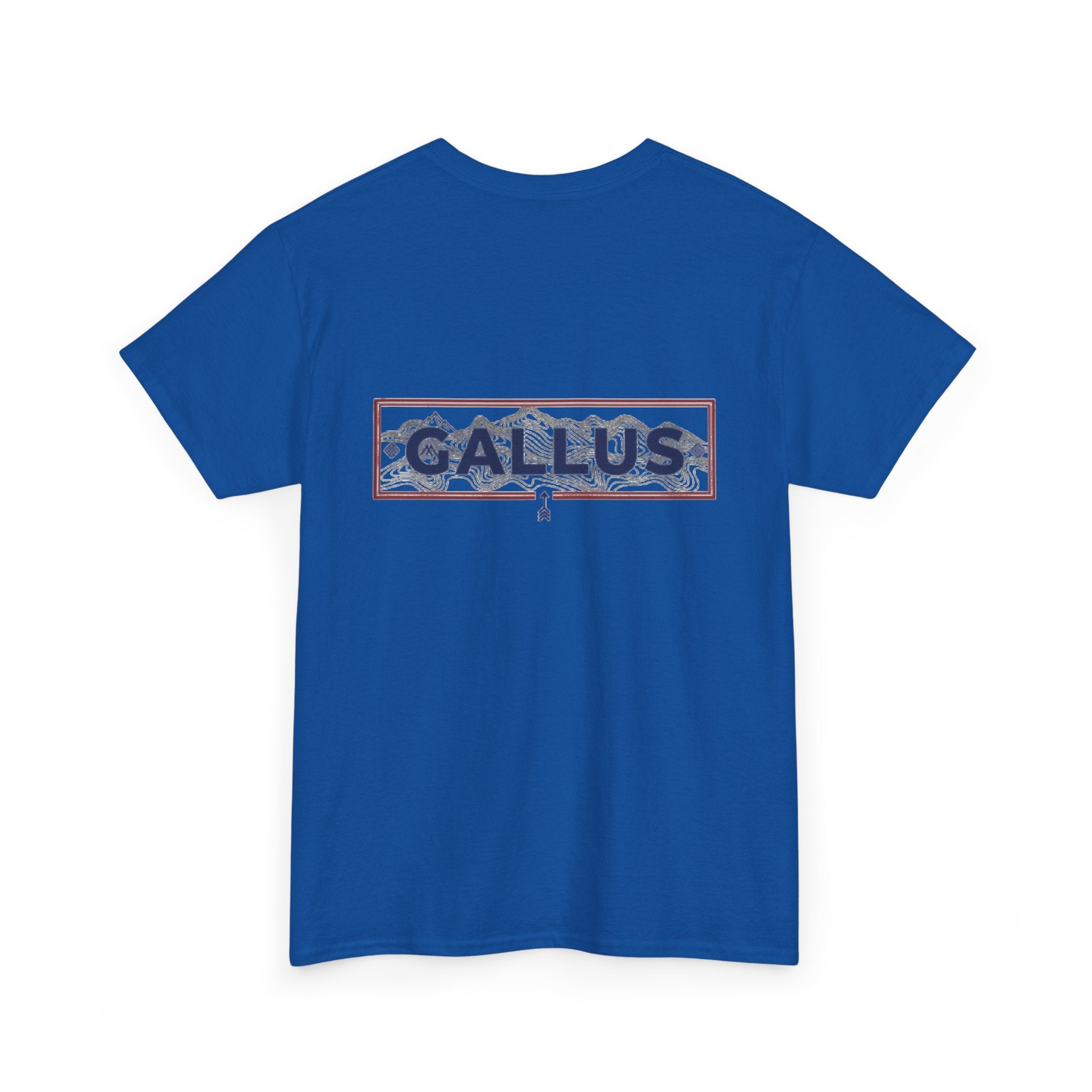 Gallus Logo T-Shirt — Minimal Retro Chest & Back Graphic Tee
