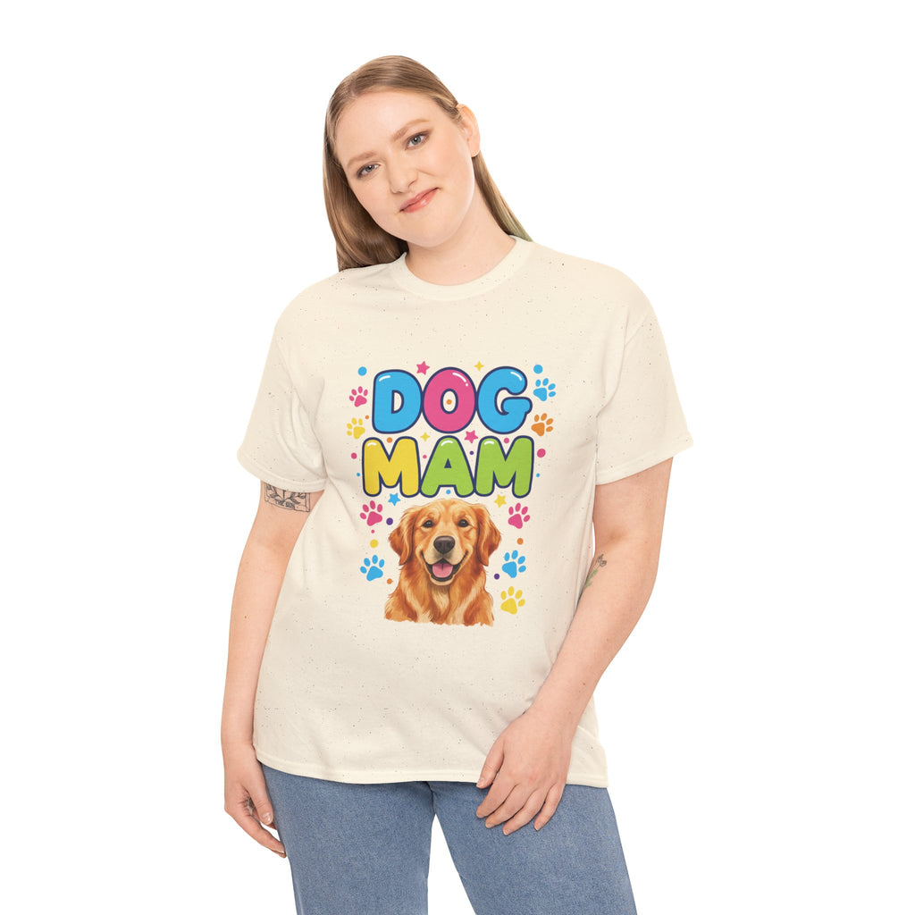 Dog Mam T-Shirt — Cute Colorful "Dog Mam" Graphic Tee for Dog Lovers