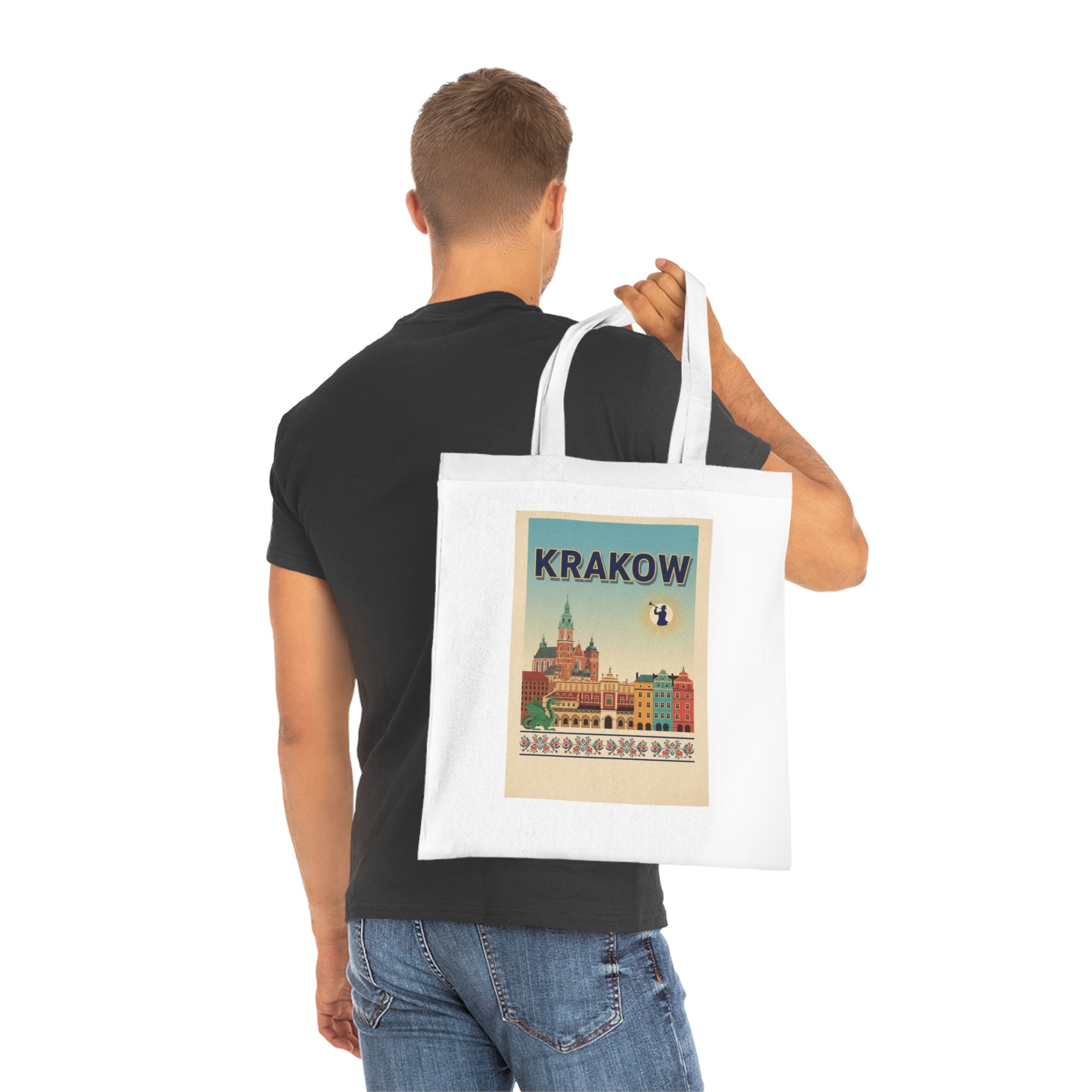 Krakow Vintage Travel Cotton Tote