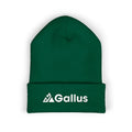 Gallus Embroidered Cuffed Beanie — Classic Knit Winter Hat