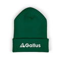 Gallus Embroidered Cuffed Beanie — Classic Knit Winter Hat