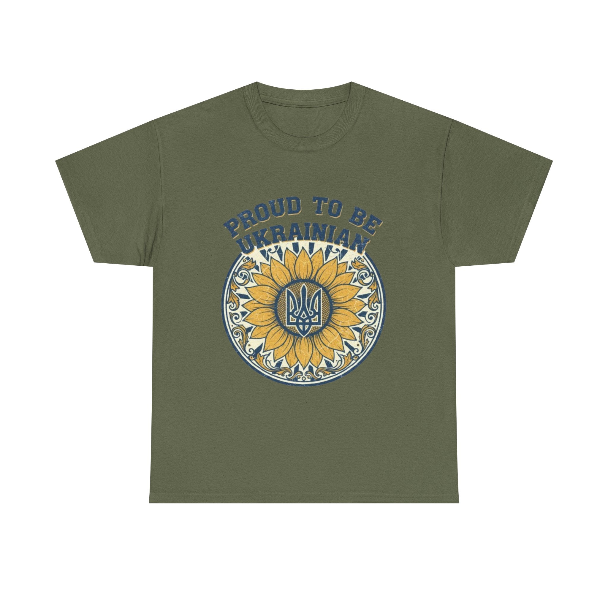 Proud to Be Ukrainian Sunflower T-Shirt