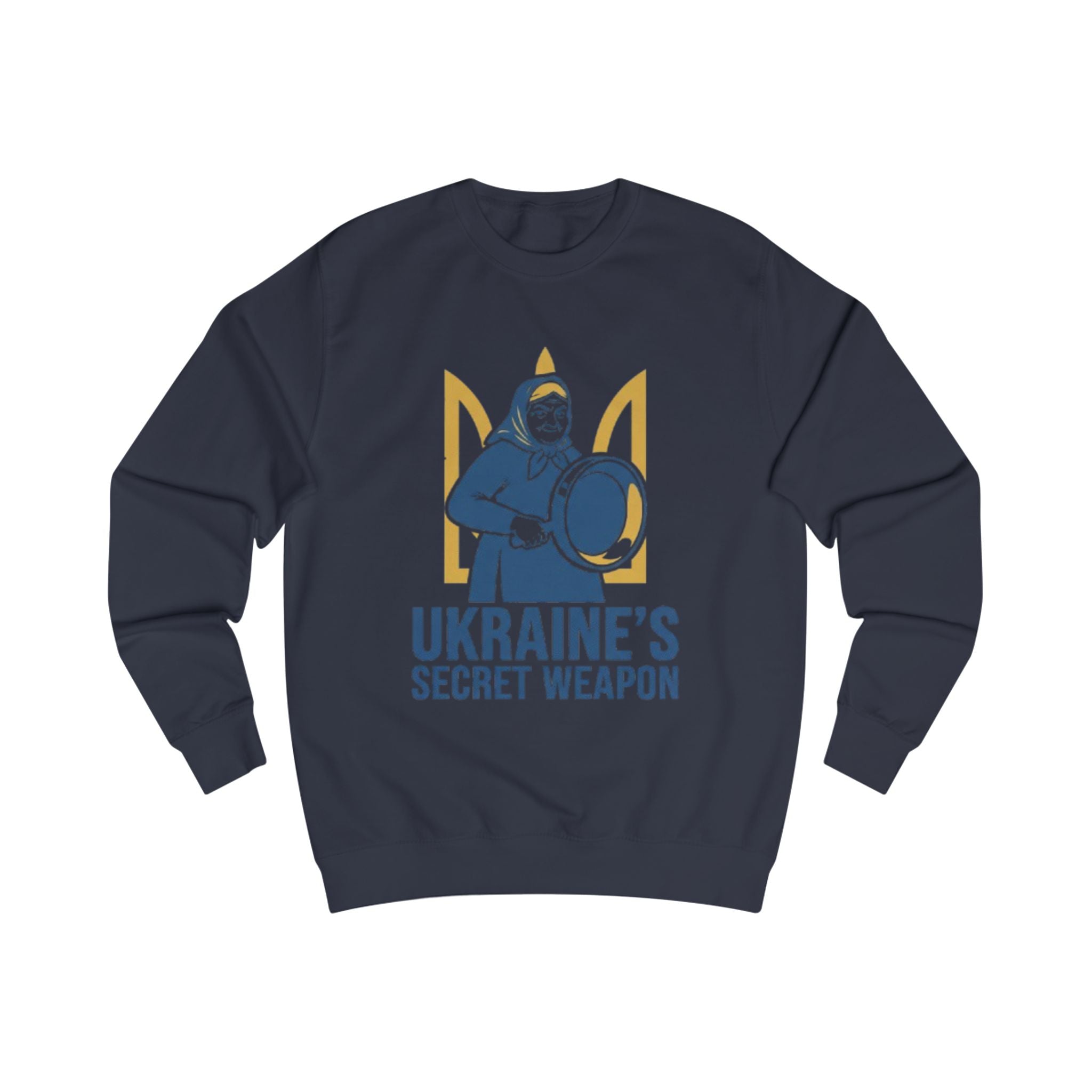 Ukraine’s Secret Weapon Sweatshirt — Funny Babushka Drum Design