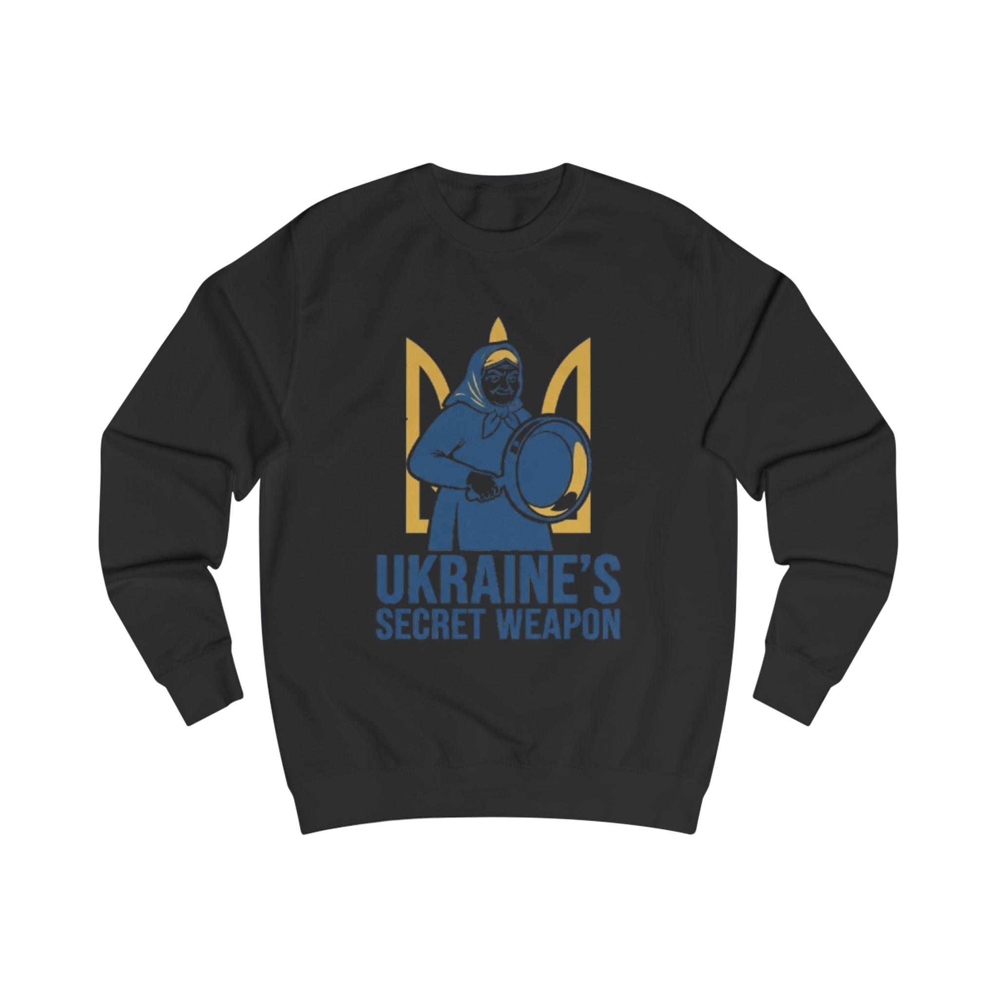 Ukraine’s Secret Weapon Sweatshirt — Funny Babushka Drum Design