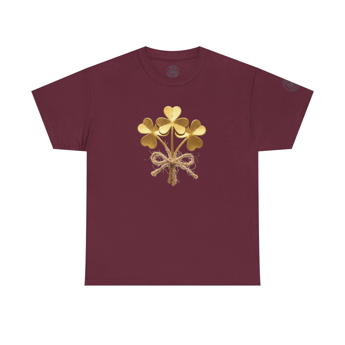 Shamrock Bouquet T-Shirt — Irish Clover Heritage Tee — product image 6