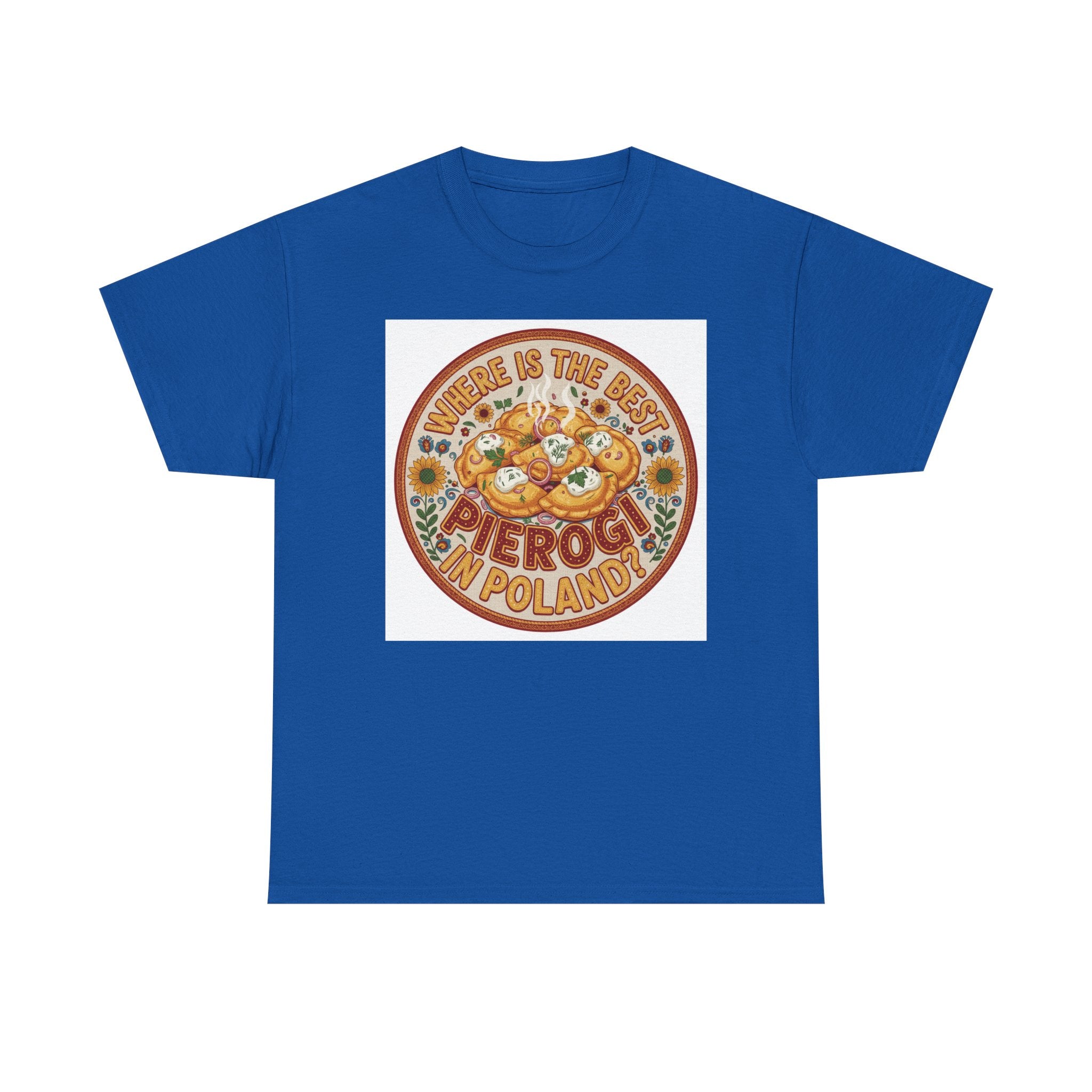 Pierogi Shirt - "Pierogi Are the Best in Poland" Retro Food Tee