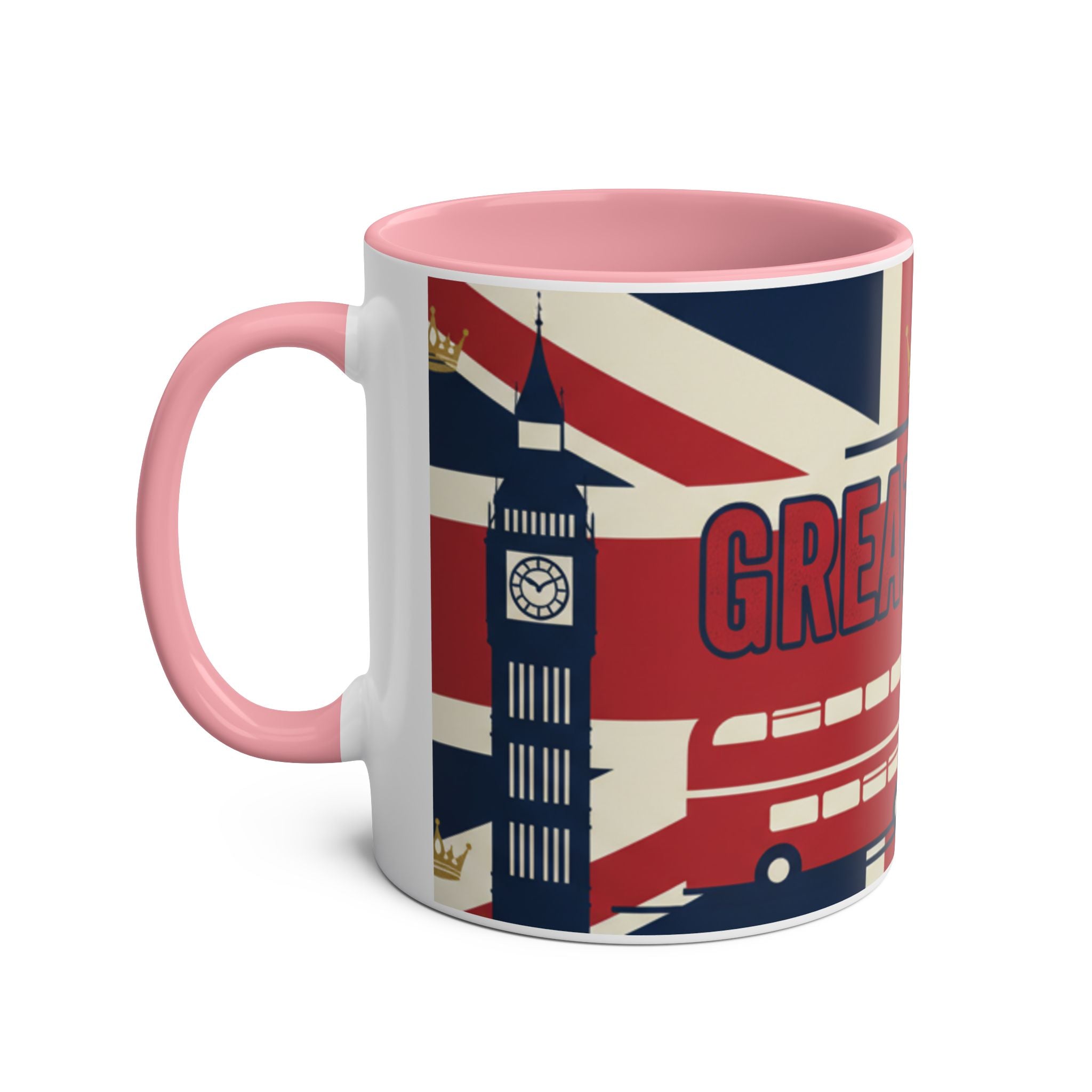 Two-Tone Coffee Mugs, 11oz