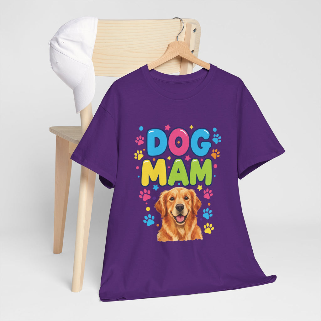 Dog Mam T-Shirt — Cute Colorful "Dog Mam" Graphic Tee for Dog Lovers