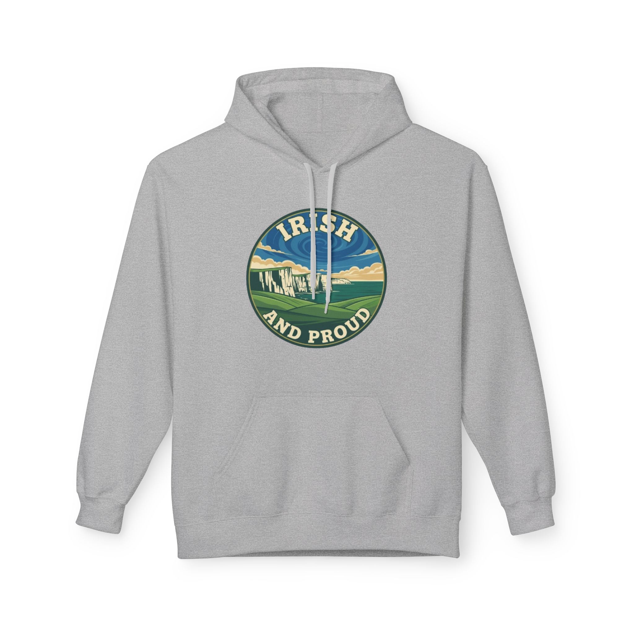 Irish and Proud Hoodie — Vintage Ireland Graphic Pullover