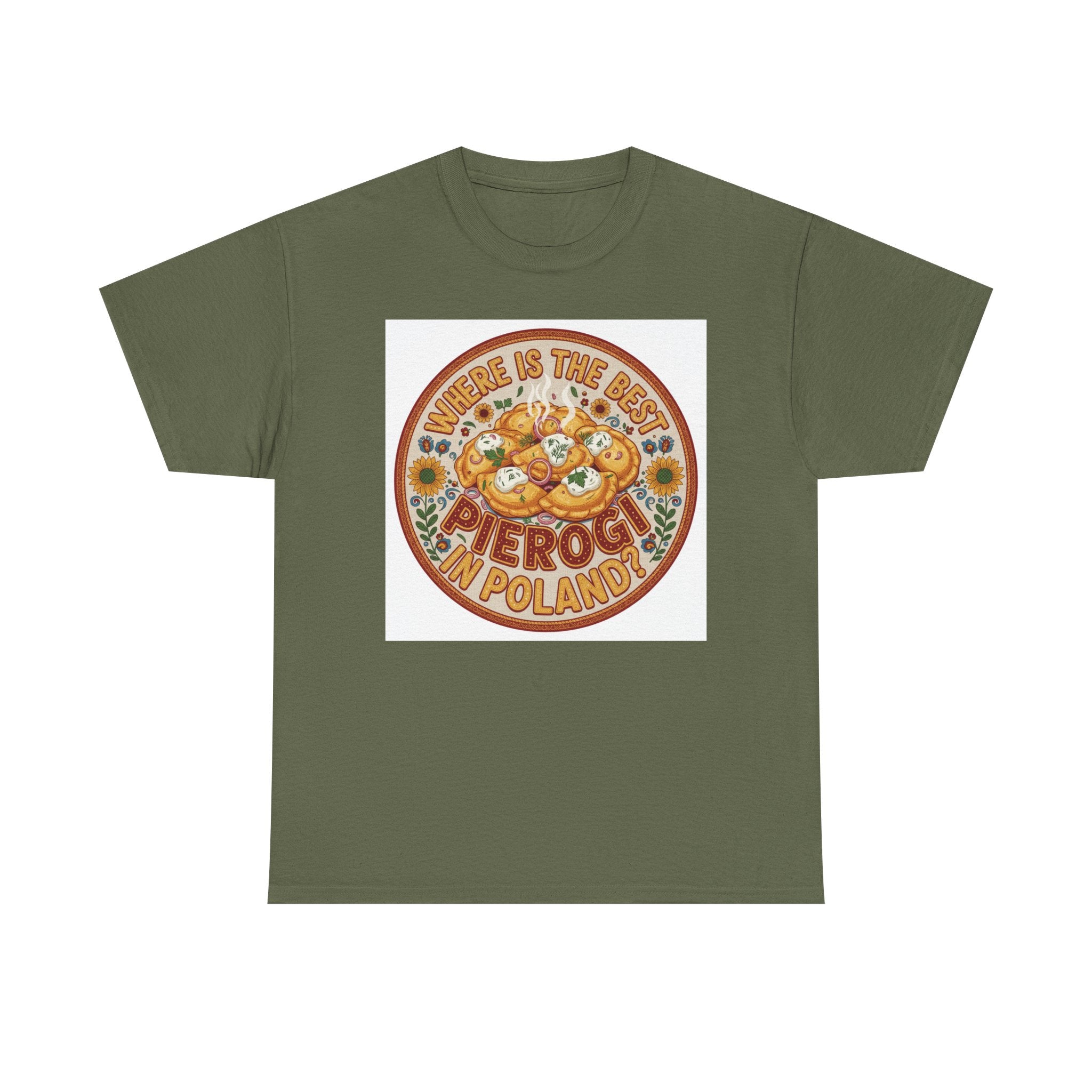 Pierogi Shirt - "Pierogi Are the Best in Poland" Retro Food Tee