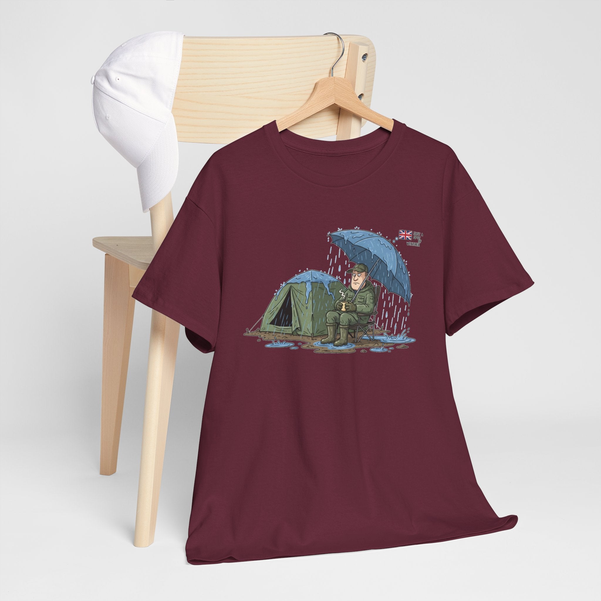 Retro Mountain Camper Graphic T-Shirt — Vintage Van Life Adventure Tee