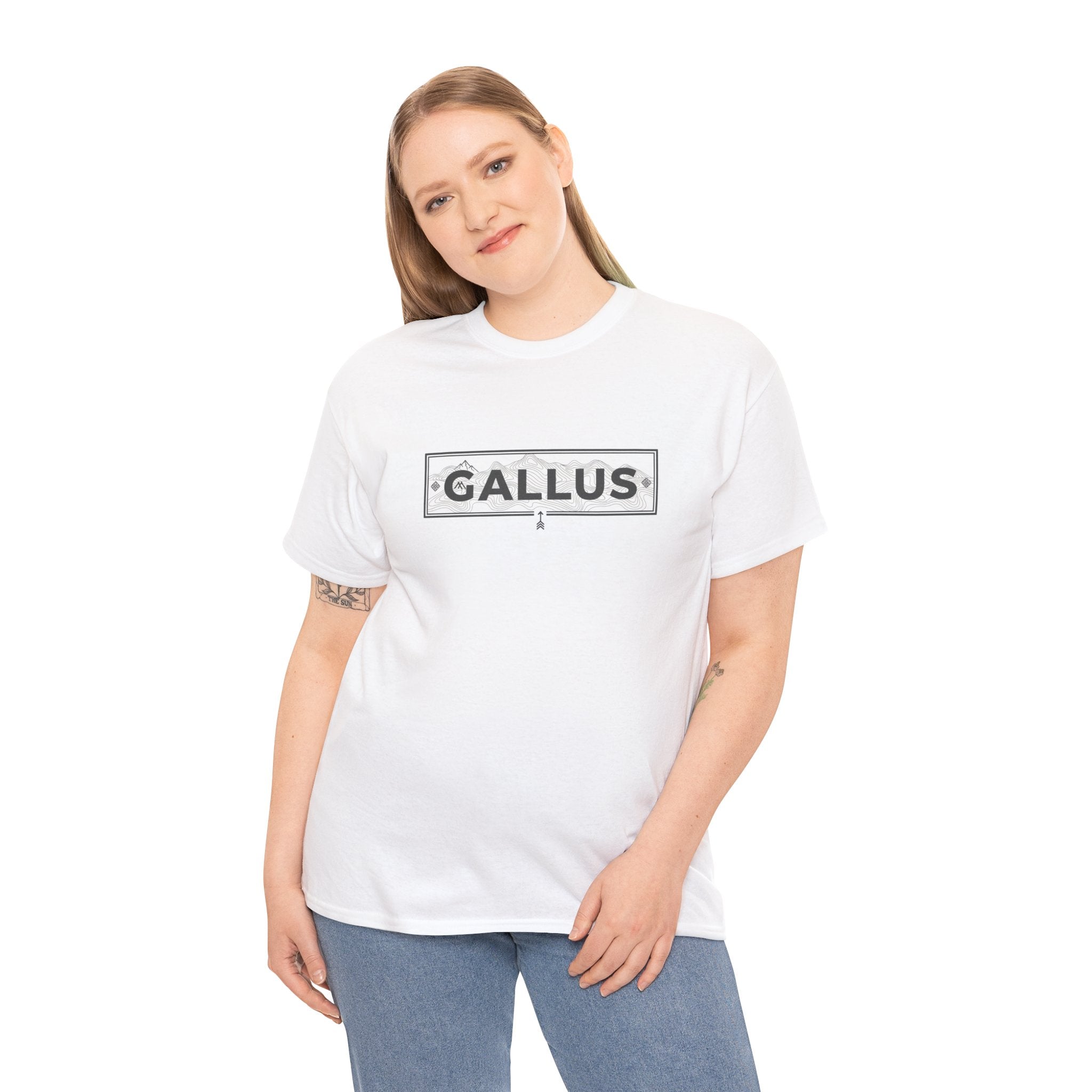 Gallus Logo Tee — Minimalist Stamp Graphic T-Shirt