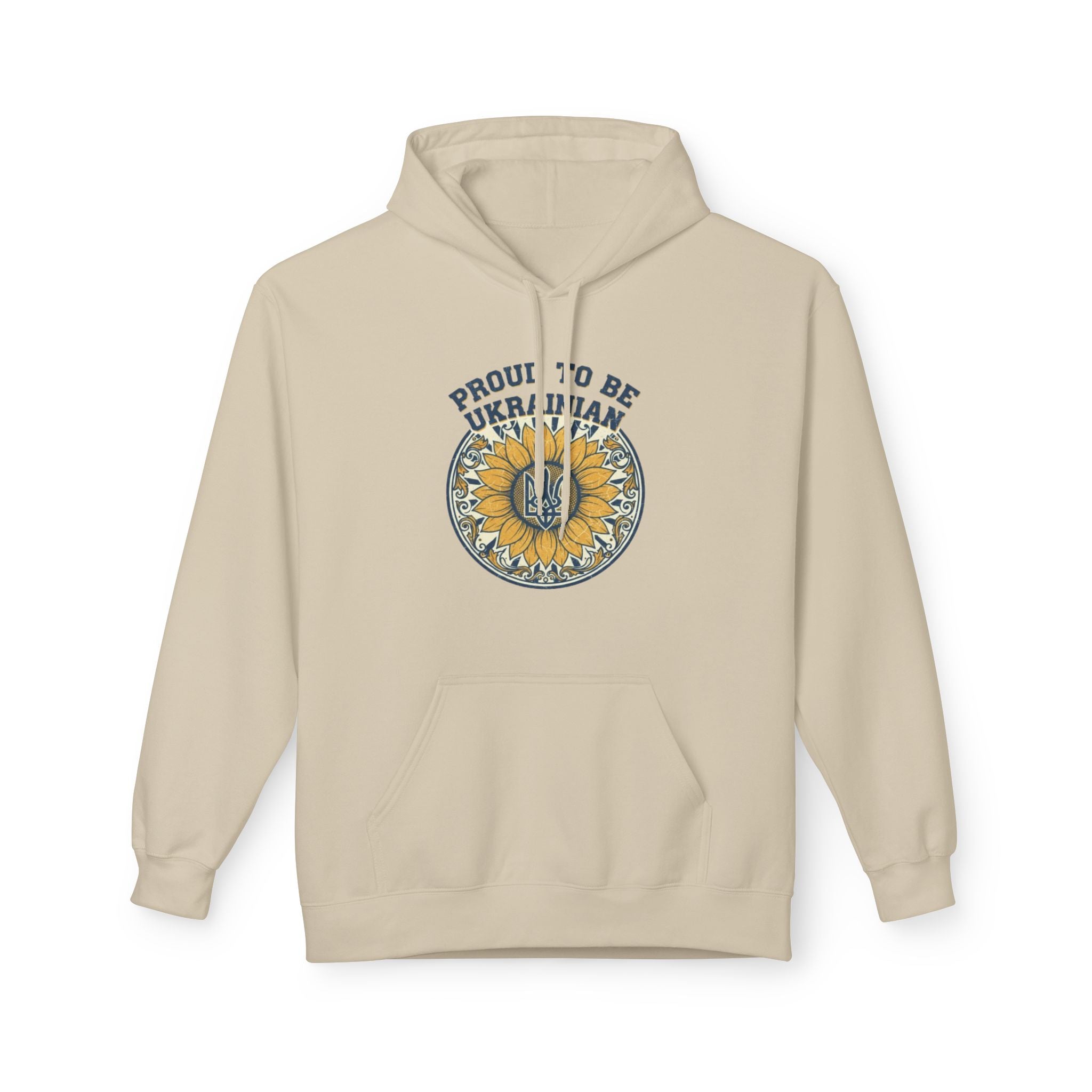 Proud to Be Ukrainian Sunflower Hoodie — Patriot Graphic Pullover