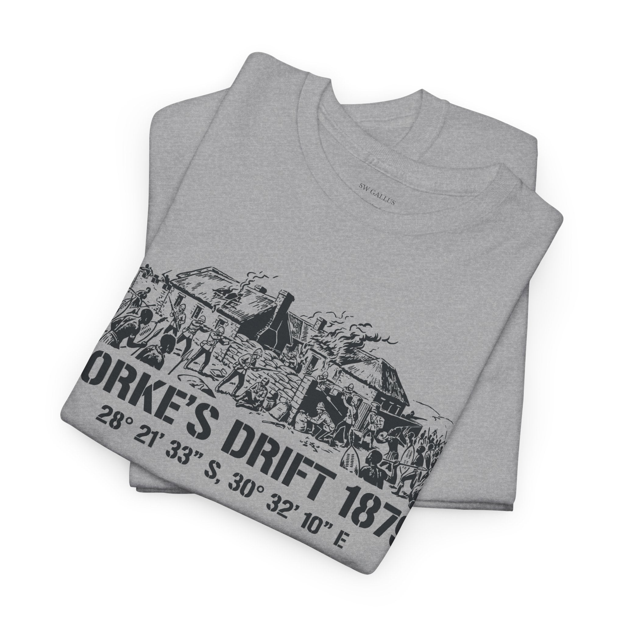 Rorke's Drift 1879 Tee | Historical Battle Illustration