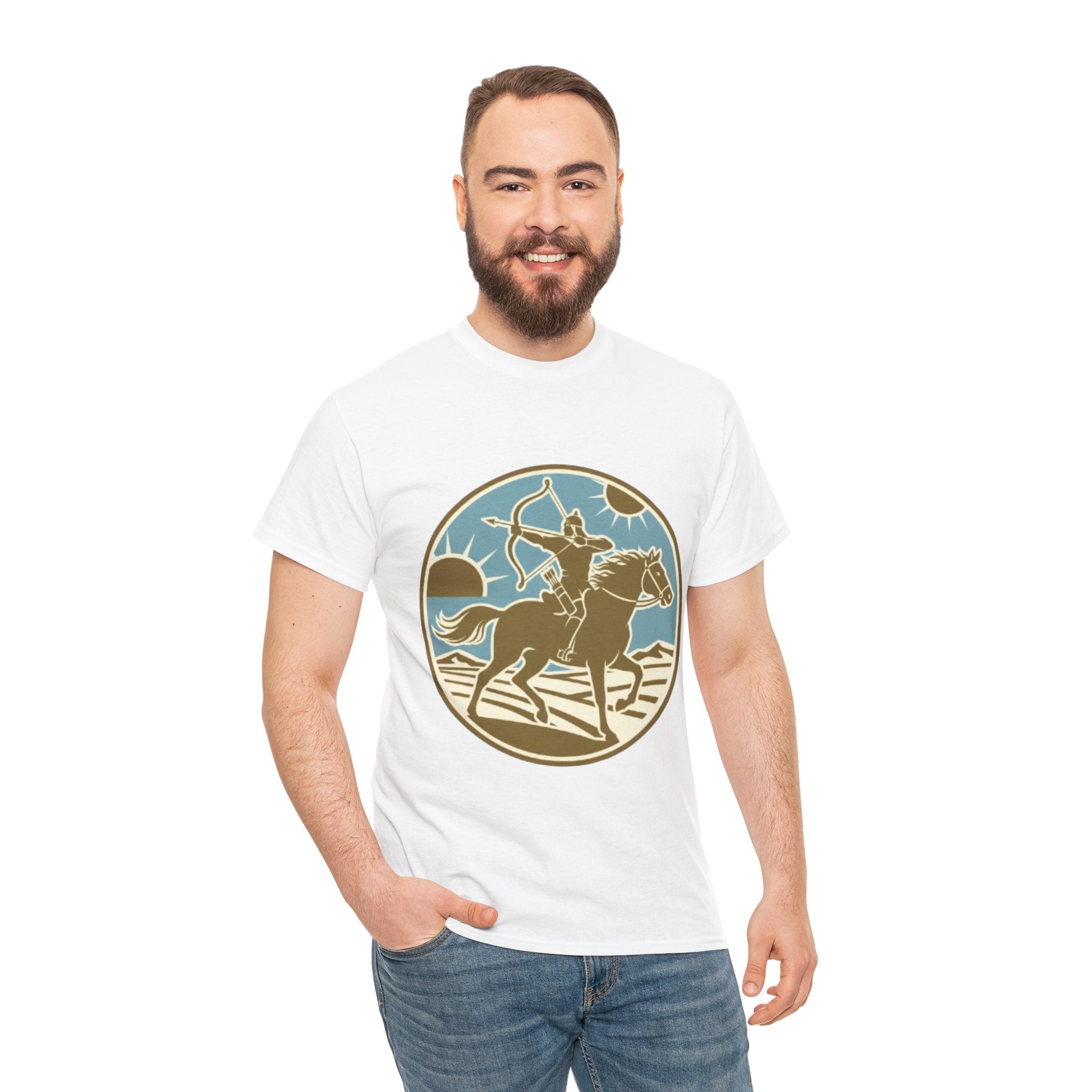 Cowboy Rodeo T‑Shirt — Western Rider Circle Graphic Tee