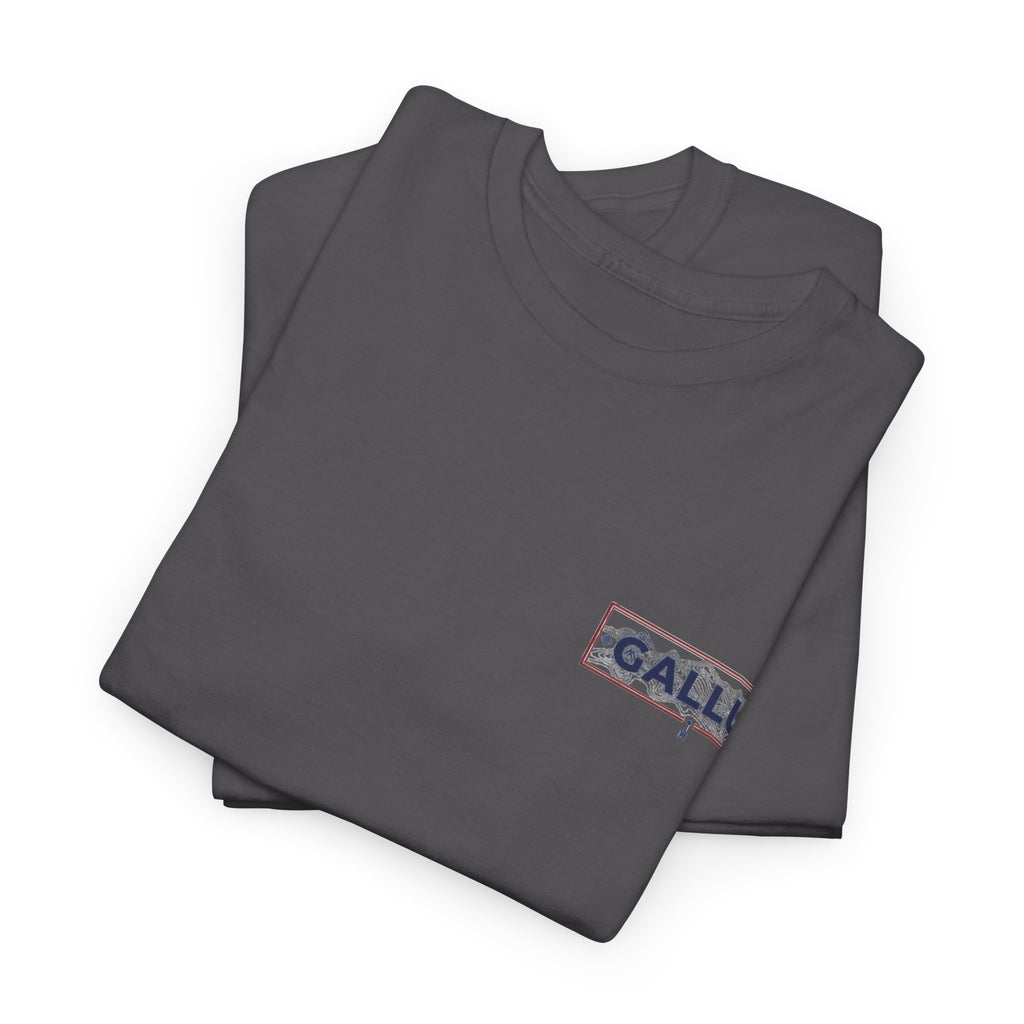 Gallus Logo Tee — Minimal Chest Patch White T-Shirt