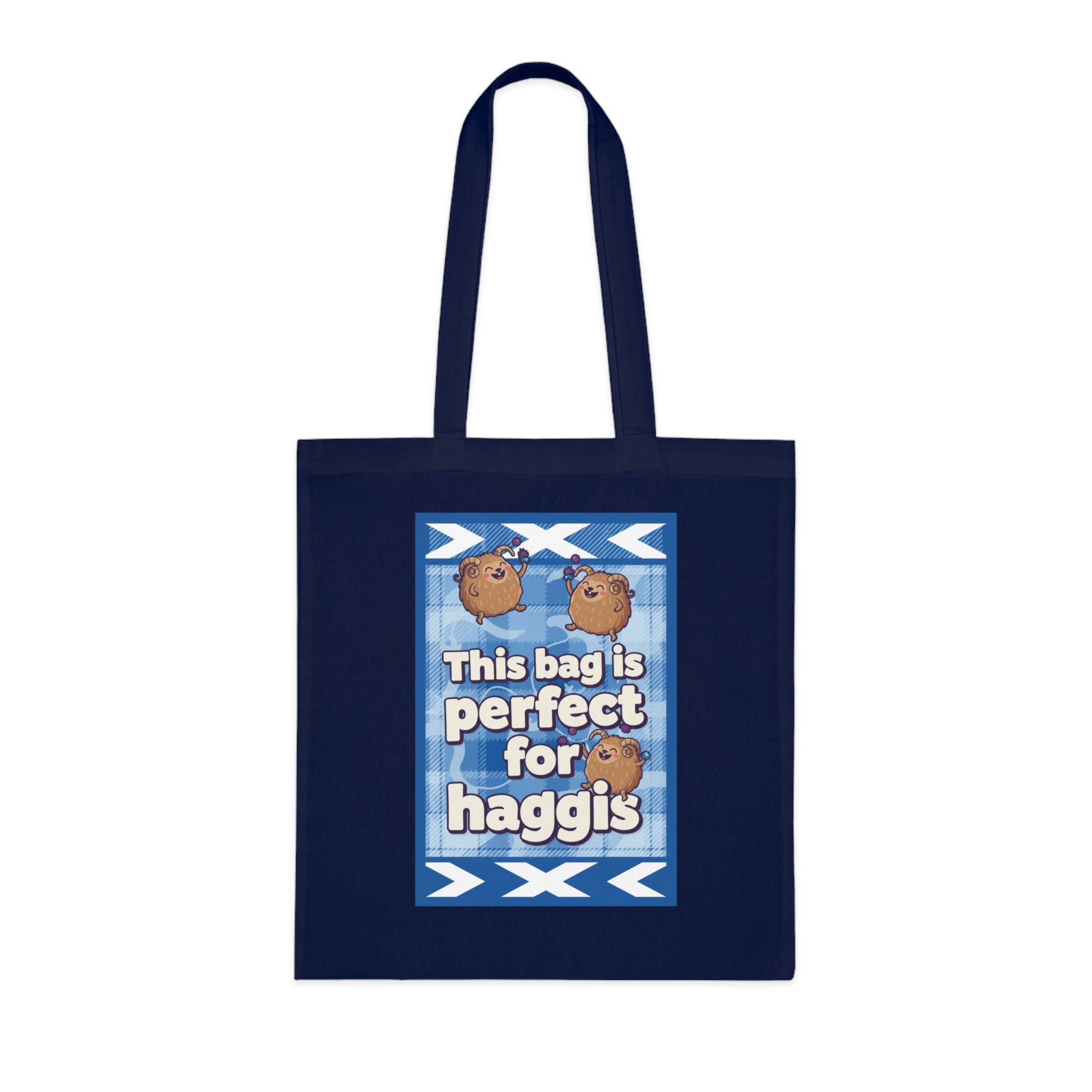 Haggis Tote Bag – 'This Bag Is Perfect for Haggis' Scottish Food Novelty Cotton Tote