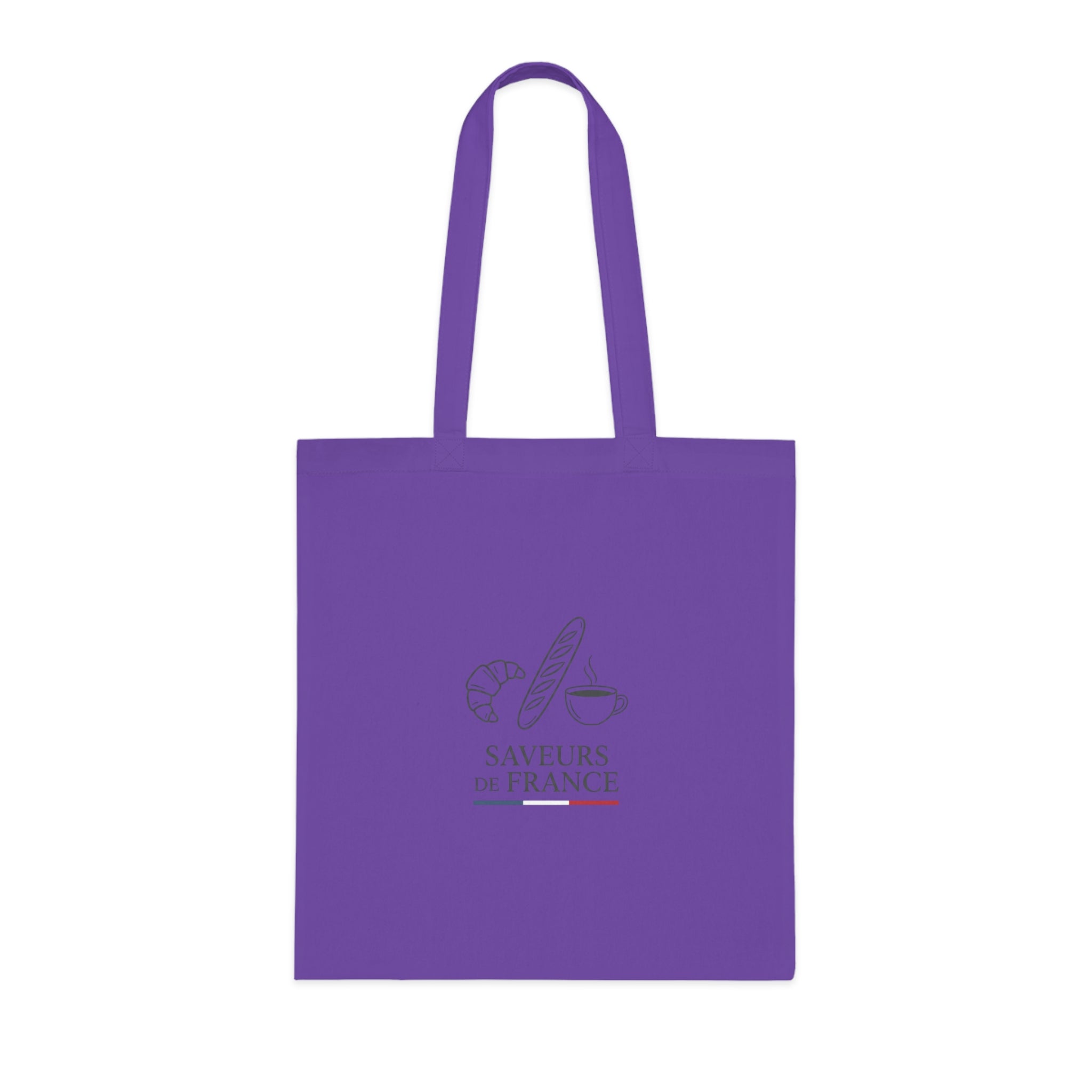 Saveurs de France Cotton Tote Bag — French Bakery Market Tote