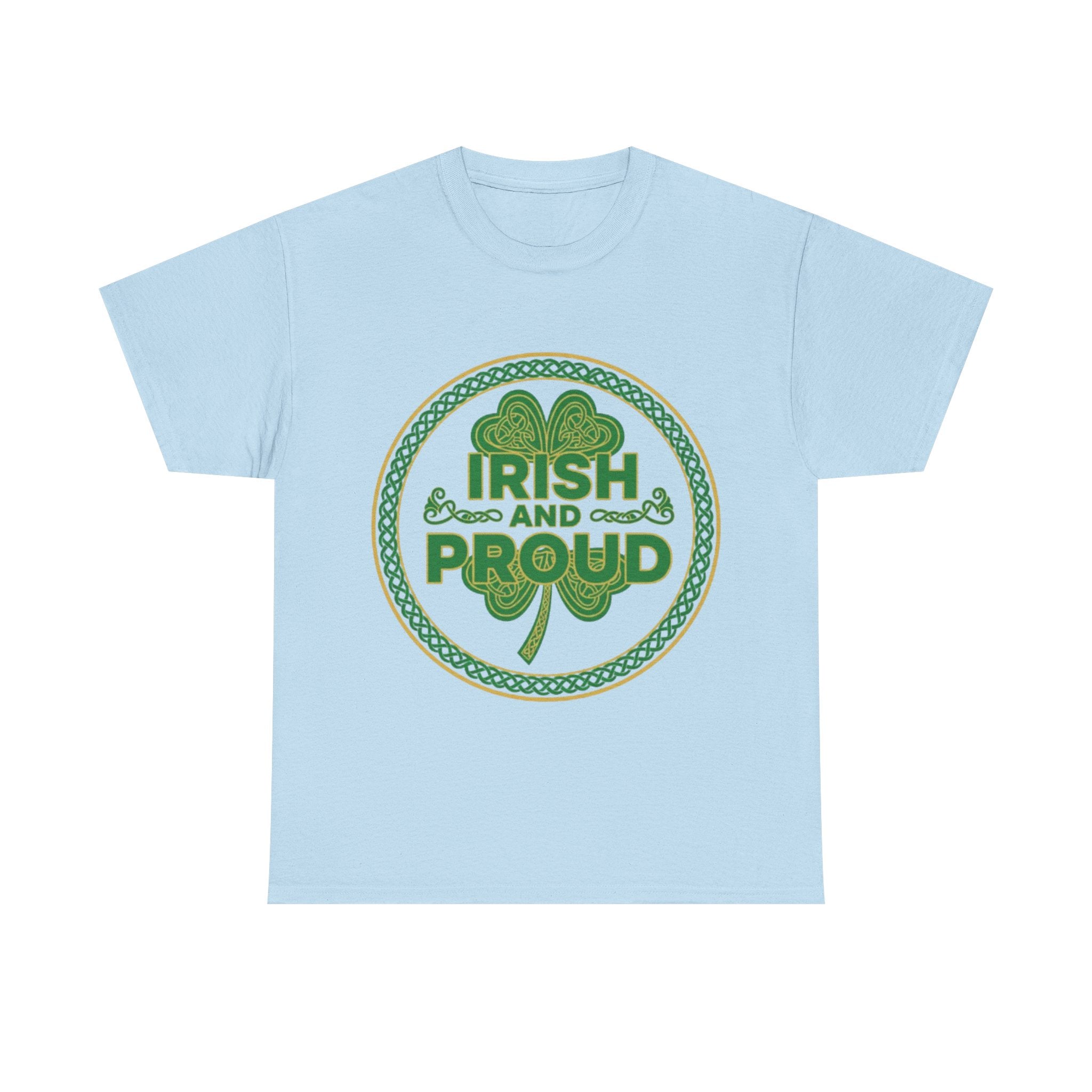 Irish and Proud Shamrock T-Shirt — St. Patrick’s Day Celebration Tee