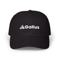 Gallus Distressed Patch Dad Cap — Vintage Black Baseball Hat