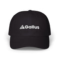 Gallus Distressed Patch Dad Cap — Vintage Black Baseball Hat