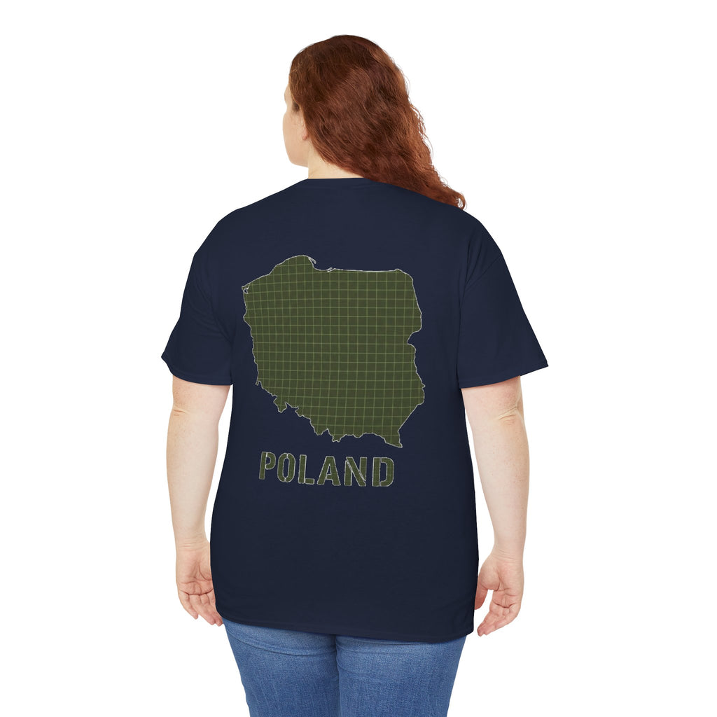 Poland Map T-Shirt — Gallus Logo Military-Style Polish Pride Tee