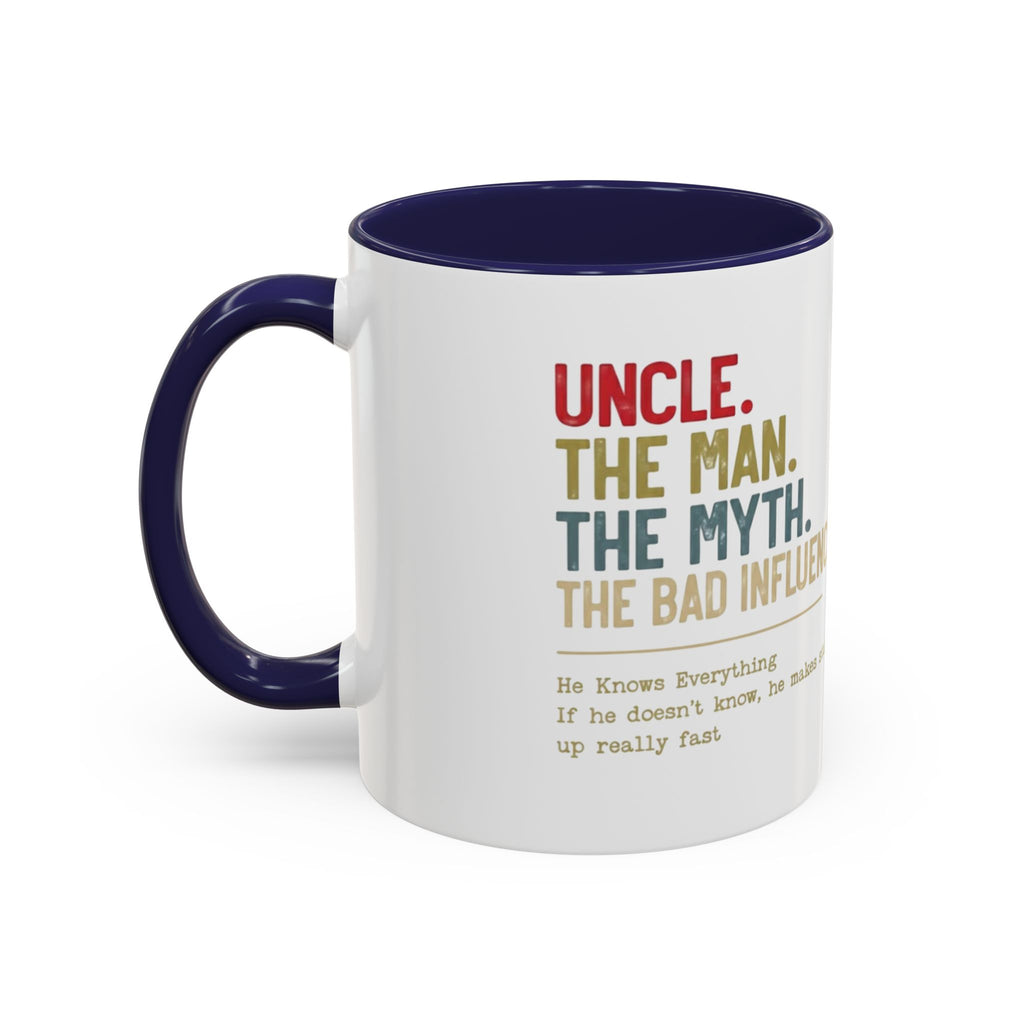 Uncle 'The Man, The Myth, The Legend' Accent Coffee Mug