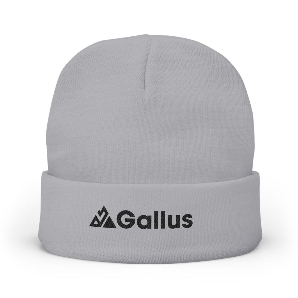 Embroidered "GALLUS" Knit Beanie — Cozy Winter Hat