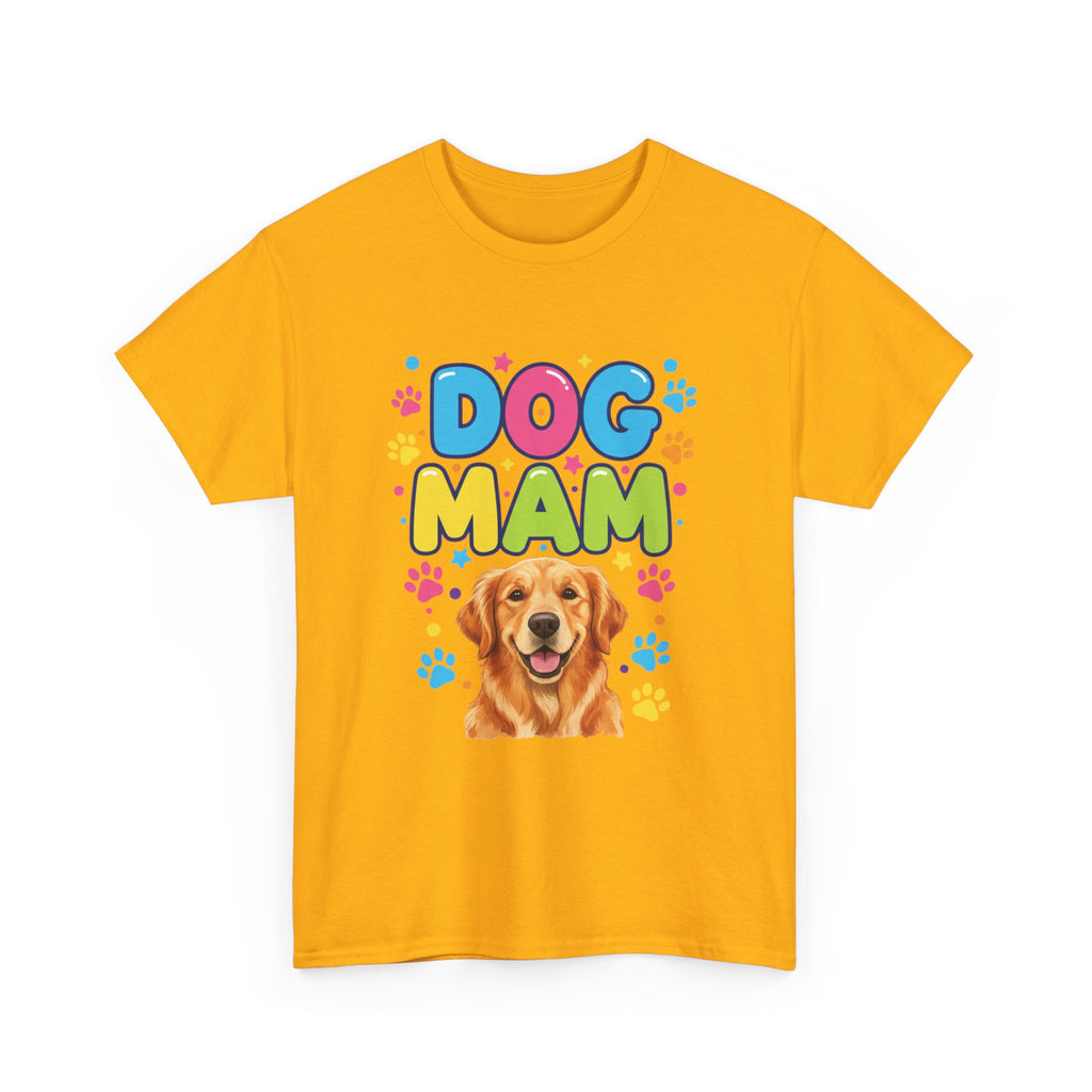 Dog Mam T-Shirt — Cute Colorful "Dog Mam" Graphic Tee for Dog Lovers