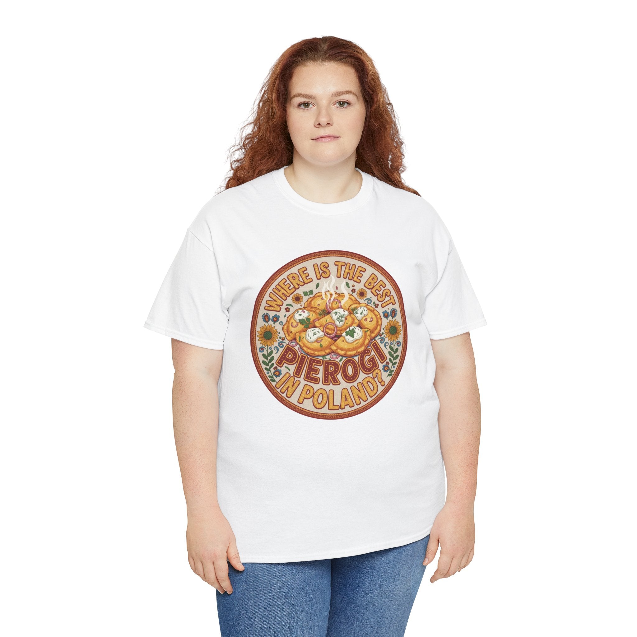 Pierogi Shirt - "Pierogi Are the Best in Poland" Retro Food Tee