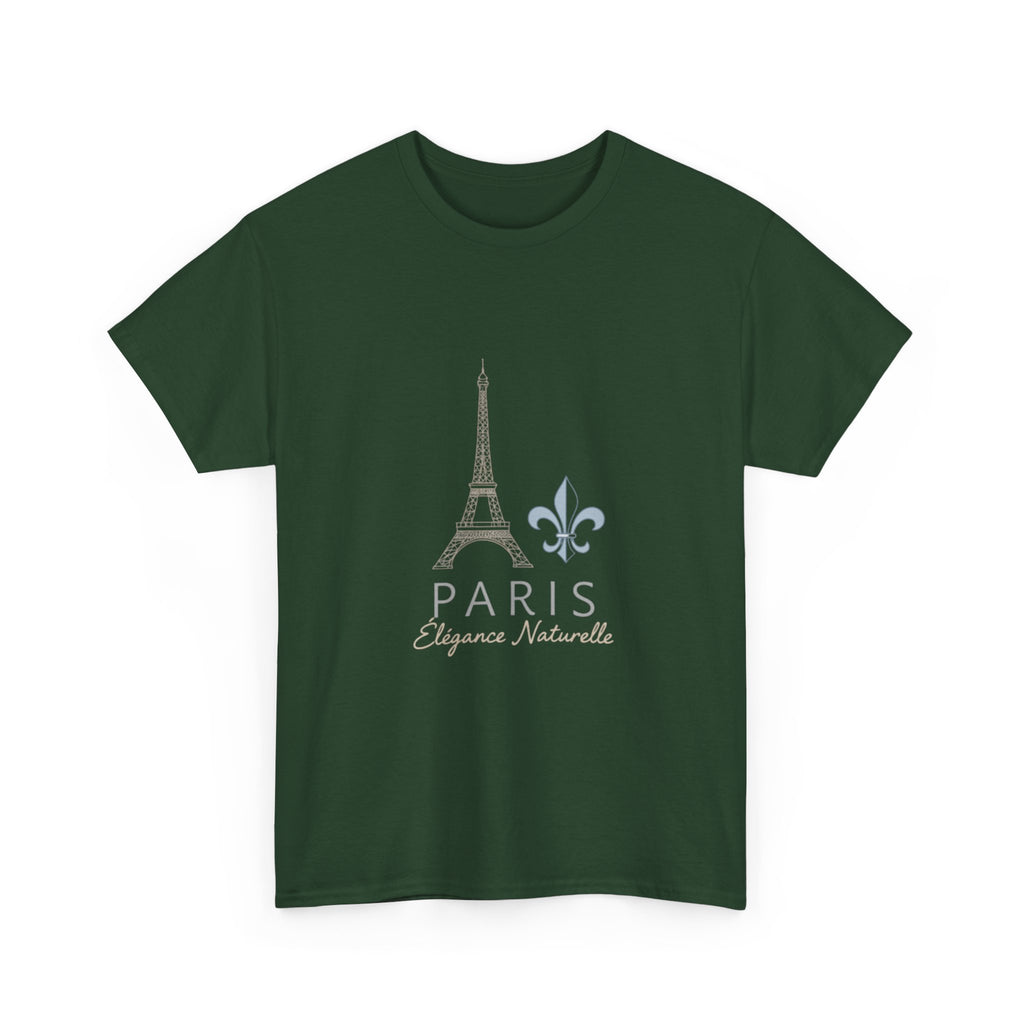 Paris Eiffel Tower Tee – 'Paris Élégance Naturelle' Graphic T-Shirt