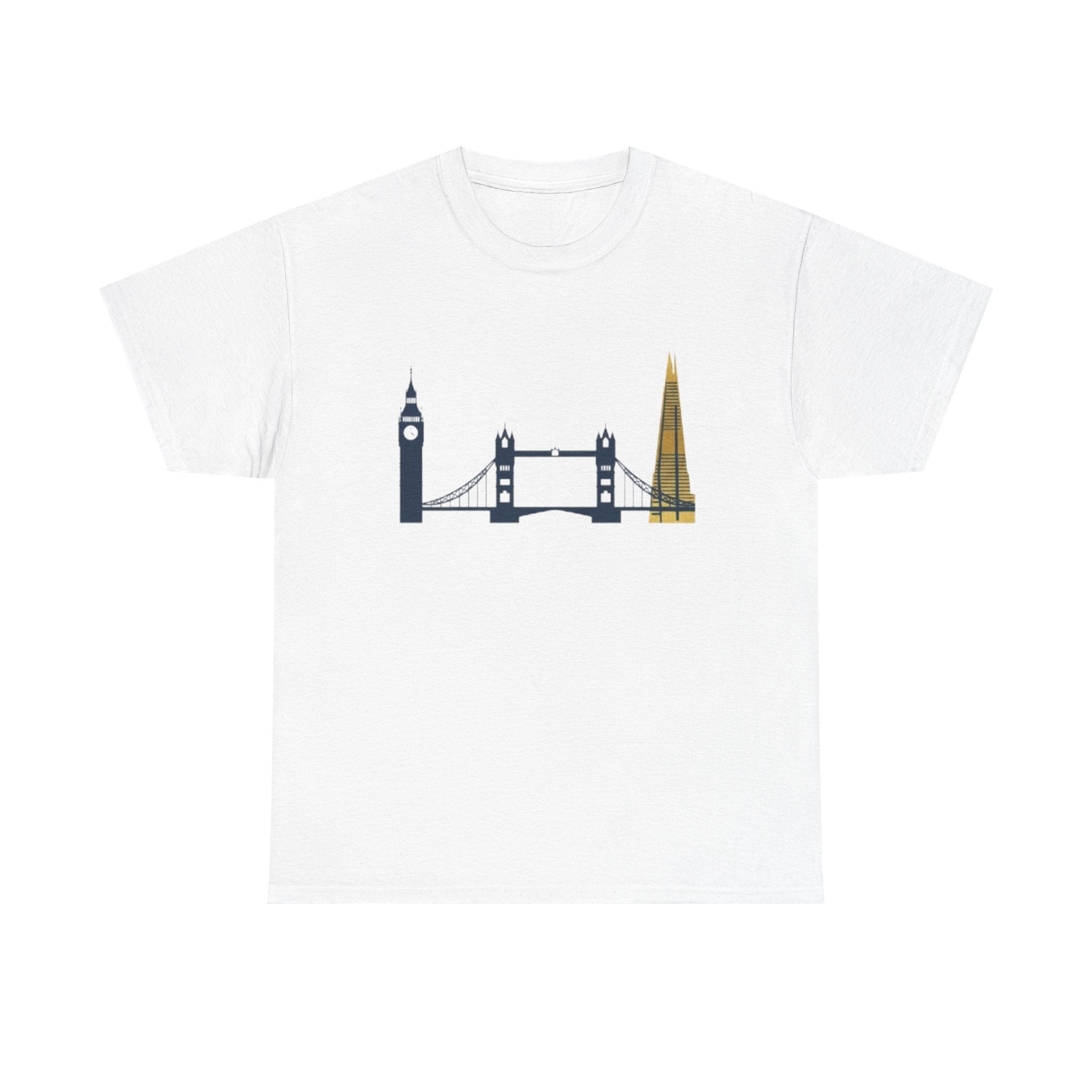 London Skyline T‑Shirt — Minimal Big Ben, Tower Bridge & The Shard Tee