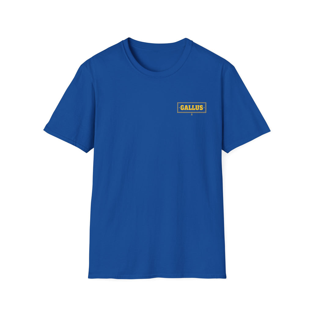 Hike Badge T-Shirt — 'Just Exploring, Not Lost' Mountain Graphic