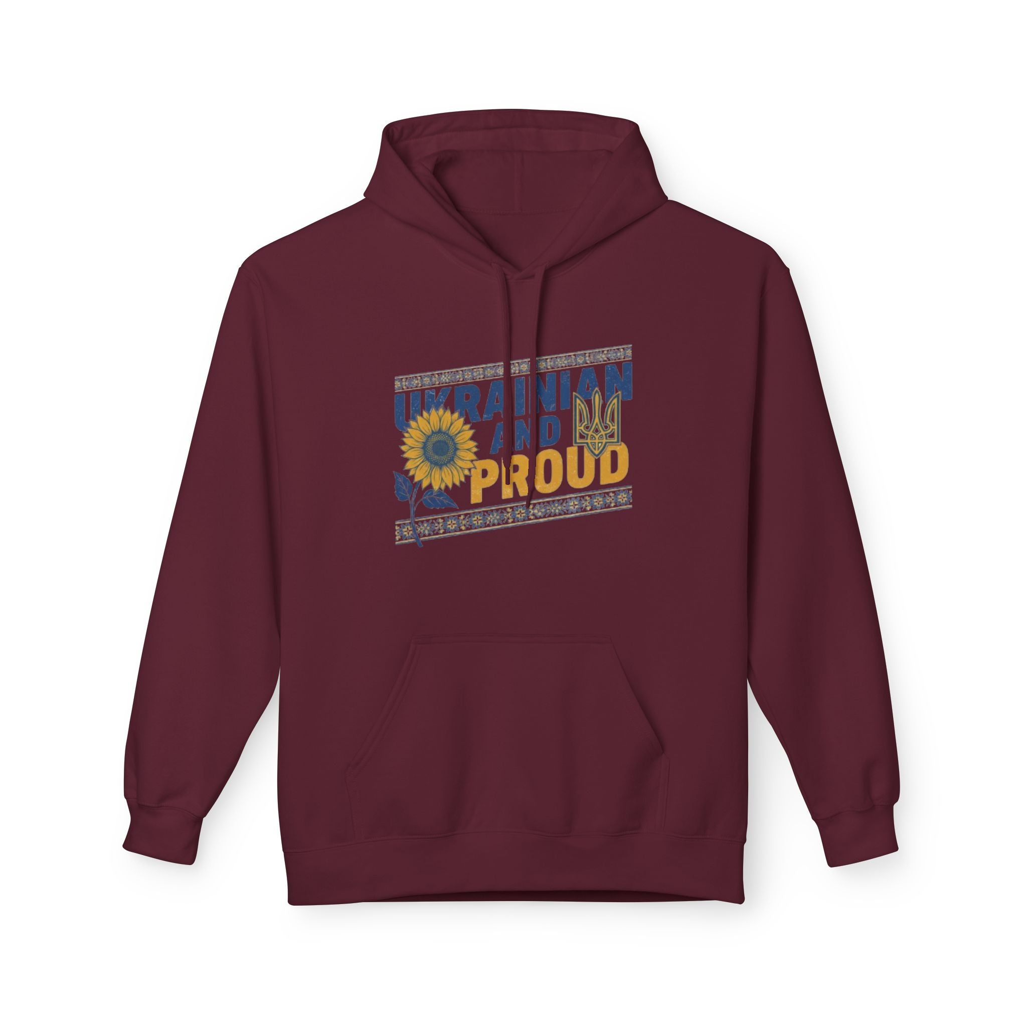 Ukrainian and Proud Hoodie — Sunflower National Pride Pullover