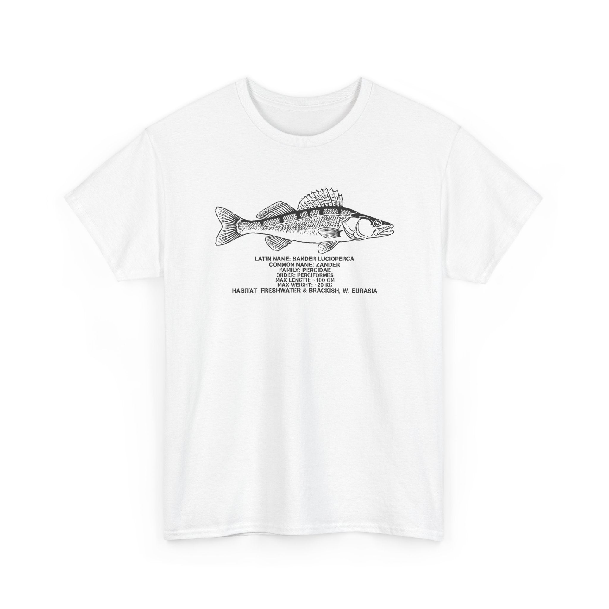 Walleye Fish (Zander) Illustration Tee | Fishing T-Shirt