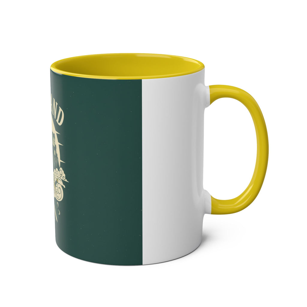 Two-Tone Coffee Mugs, 11oz