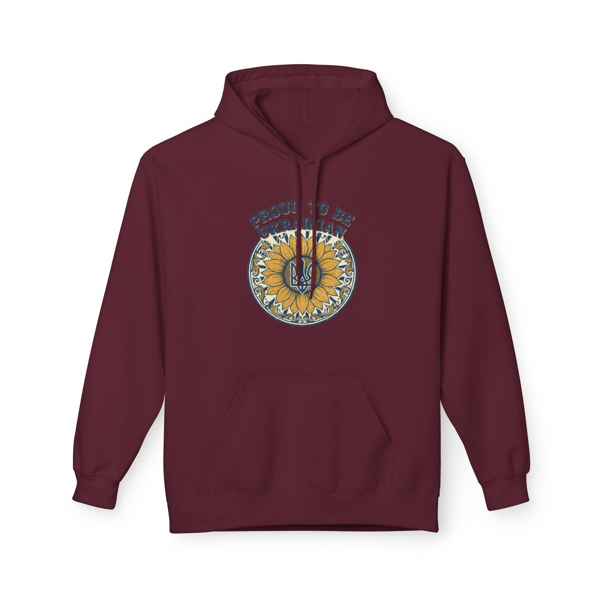 Proud to Be Ukrainian Sunflower Hoodie — Patriot Graphic Pullover