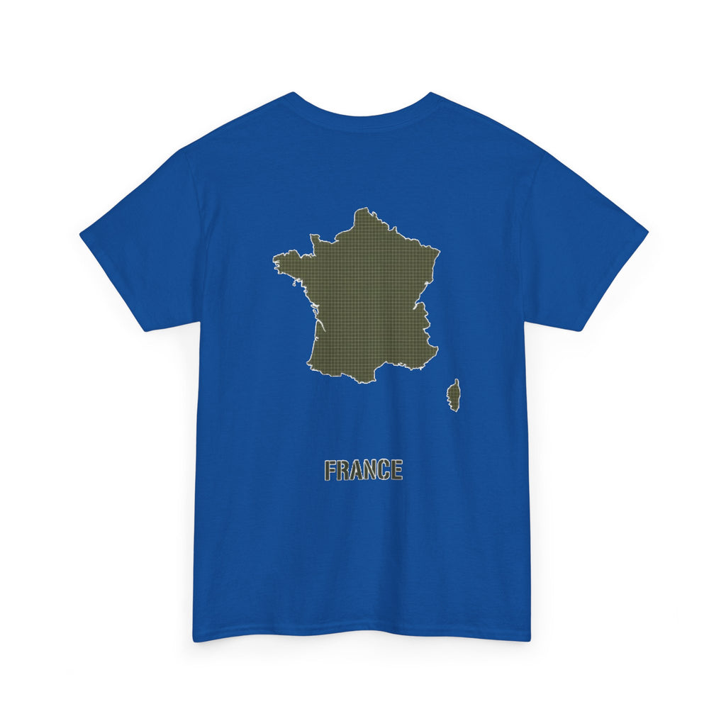 France Map Tee with "GALLUS" Chest Logo