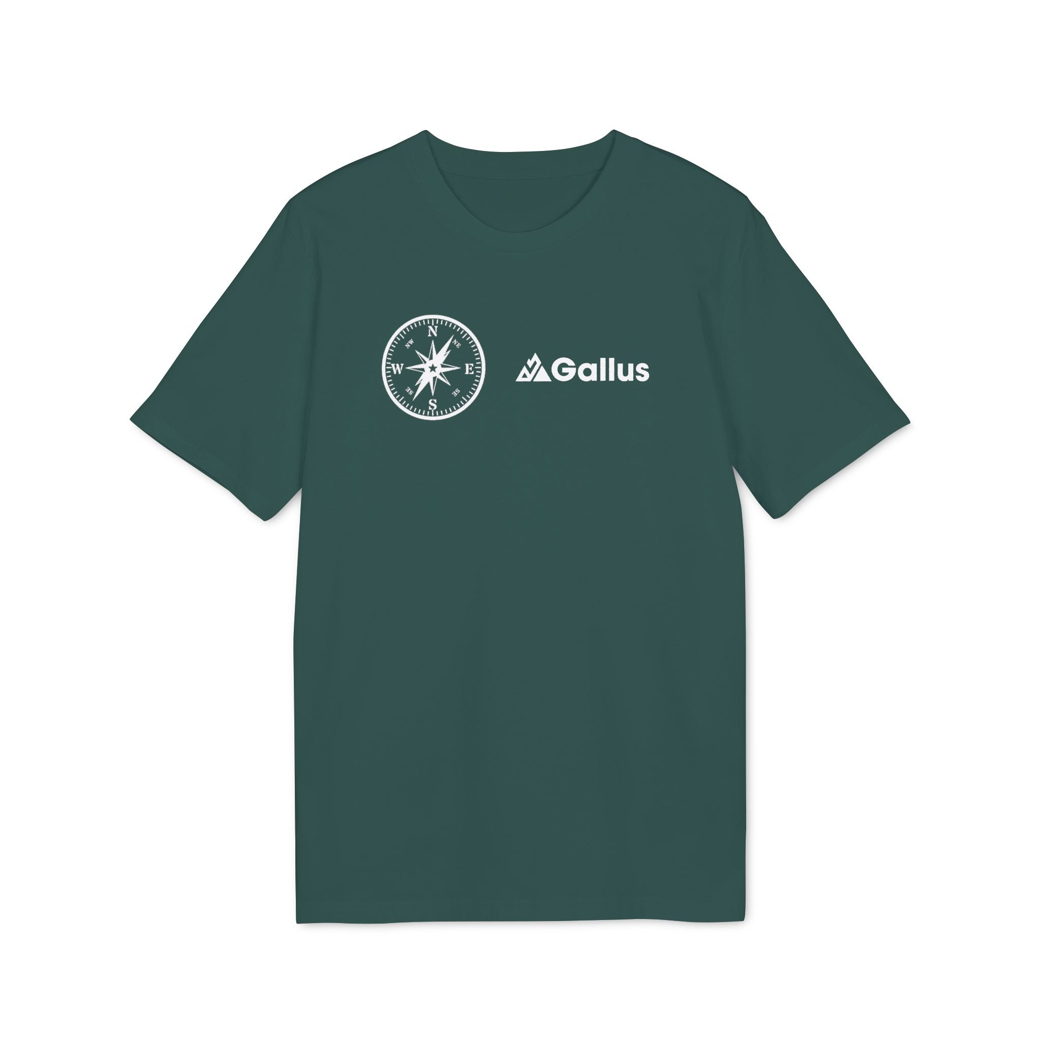 Gallus Britain T-Shirt — Vintage Compass Map Tee for UK Travelers & Heritage Fans
