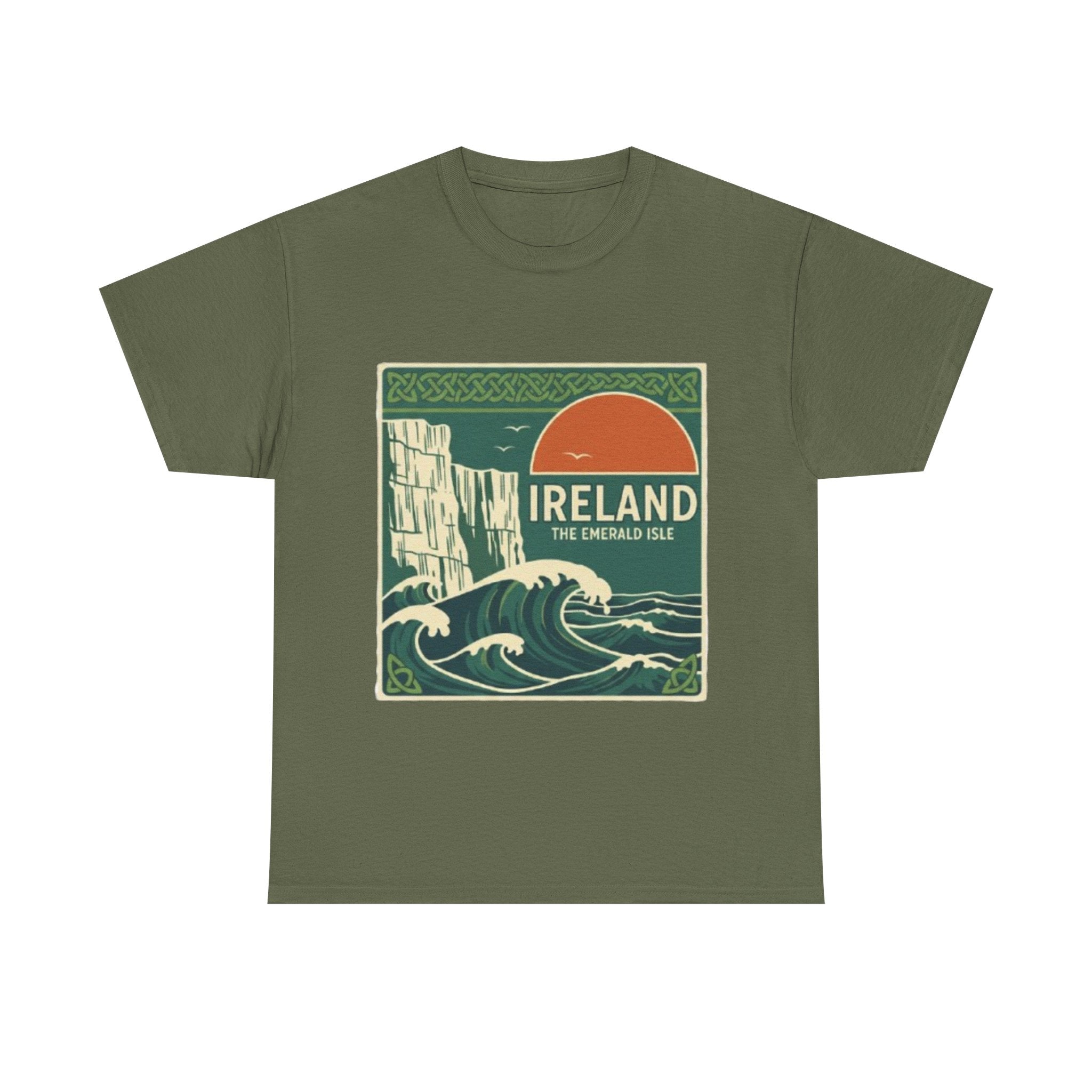 Ireland Vintage Travel Tee — 'Ireland The Emerald Isle' Graphic T‑Shirt