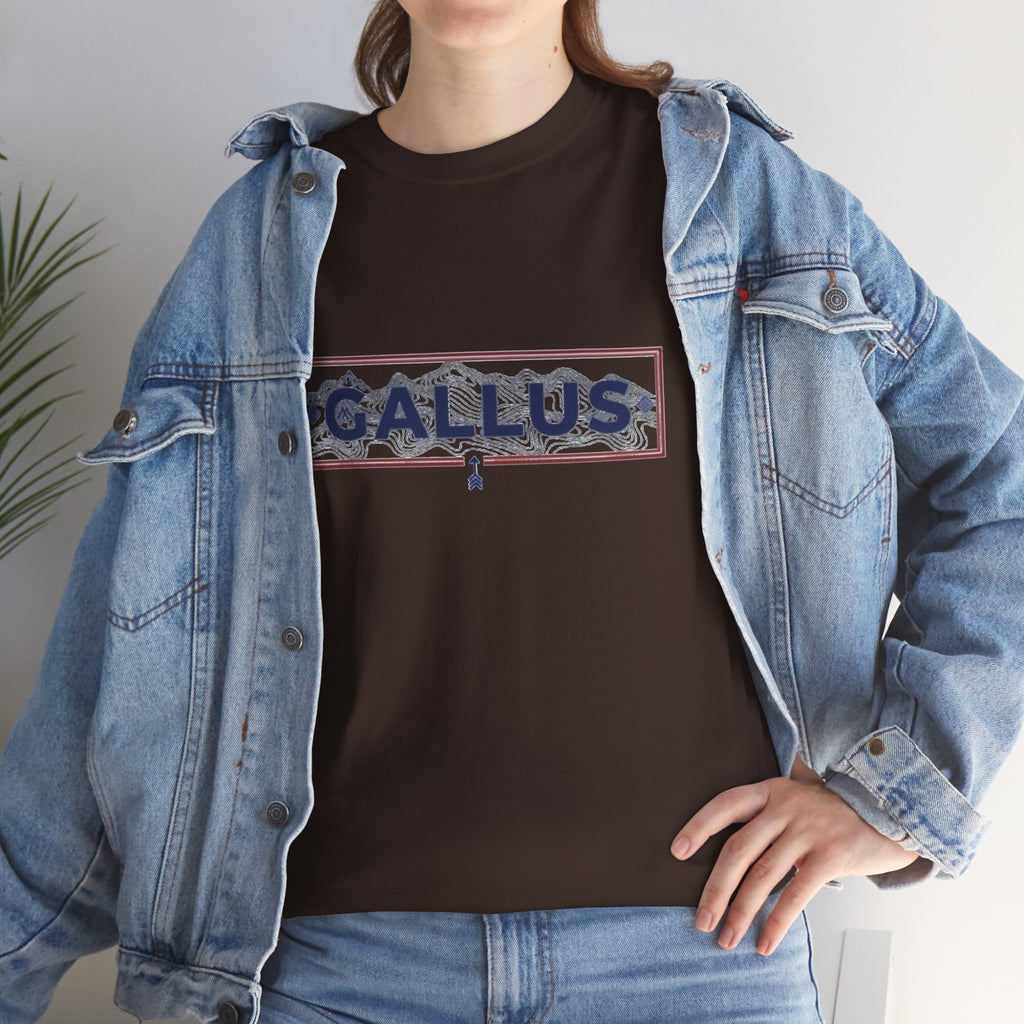 Gallus Spain Map T‑Shirt — Vintage Grid Spain Map Tee
