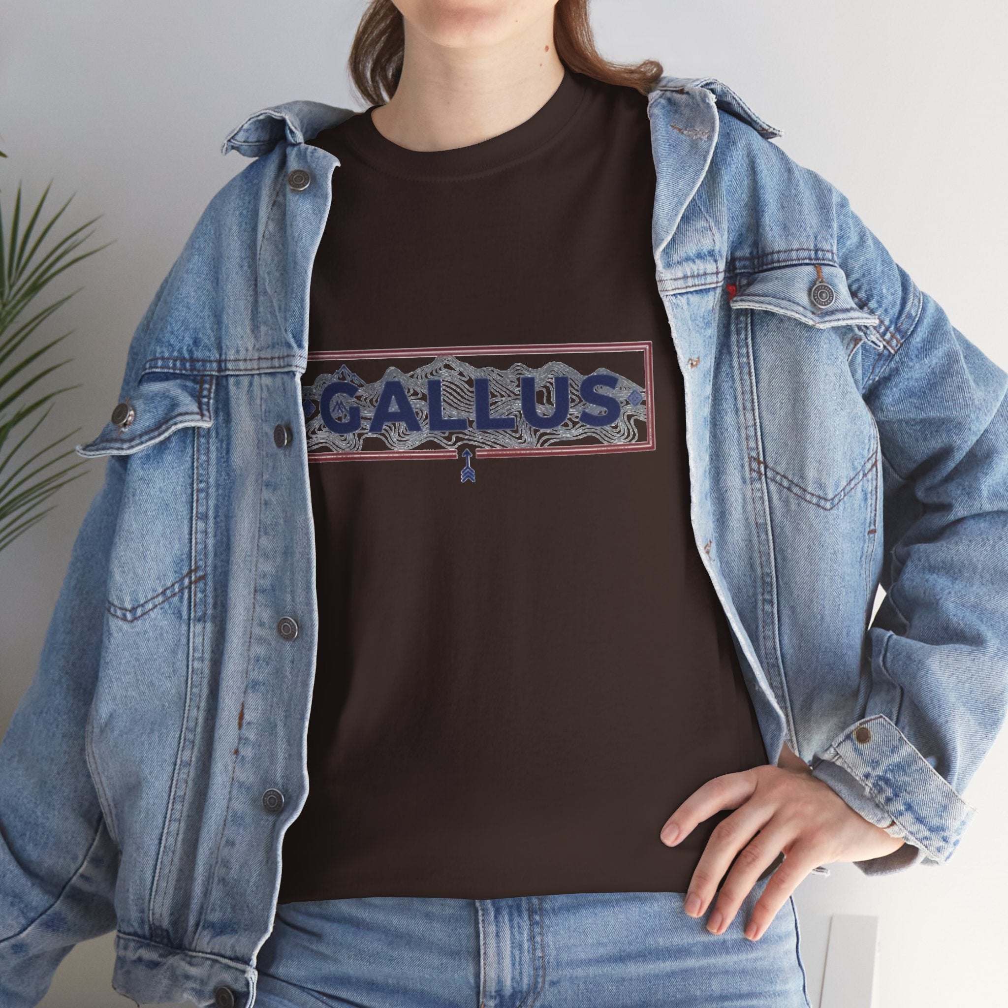 Gallus Spain Map T‑Shirt — Vintage Grid Spain Map Tee