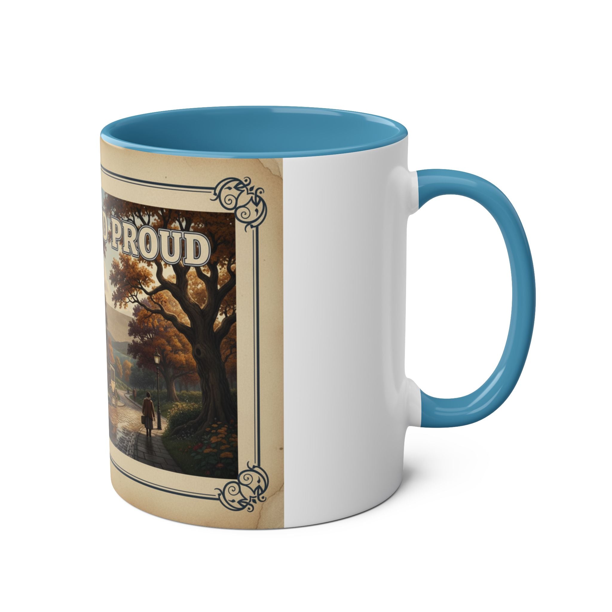 Two-Tone Coffee Mugs, 11oz