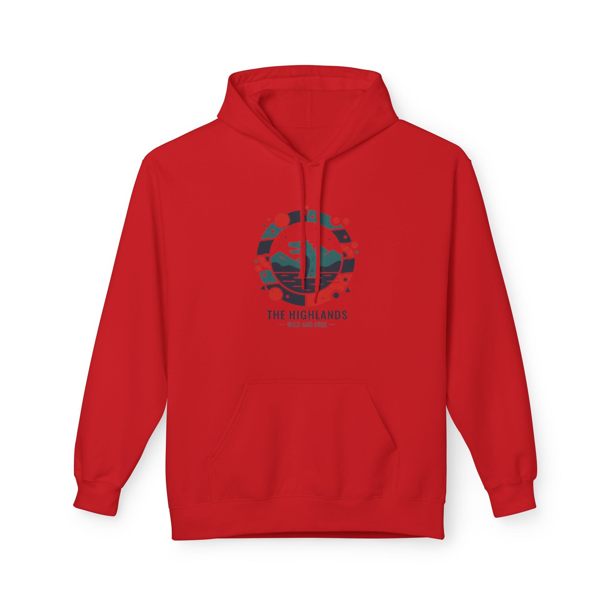 Highlands Mountain Hoodie — Scenic Retro Adventure Pullover