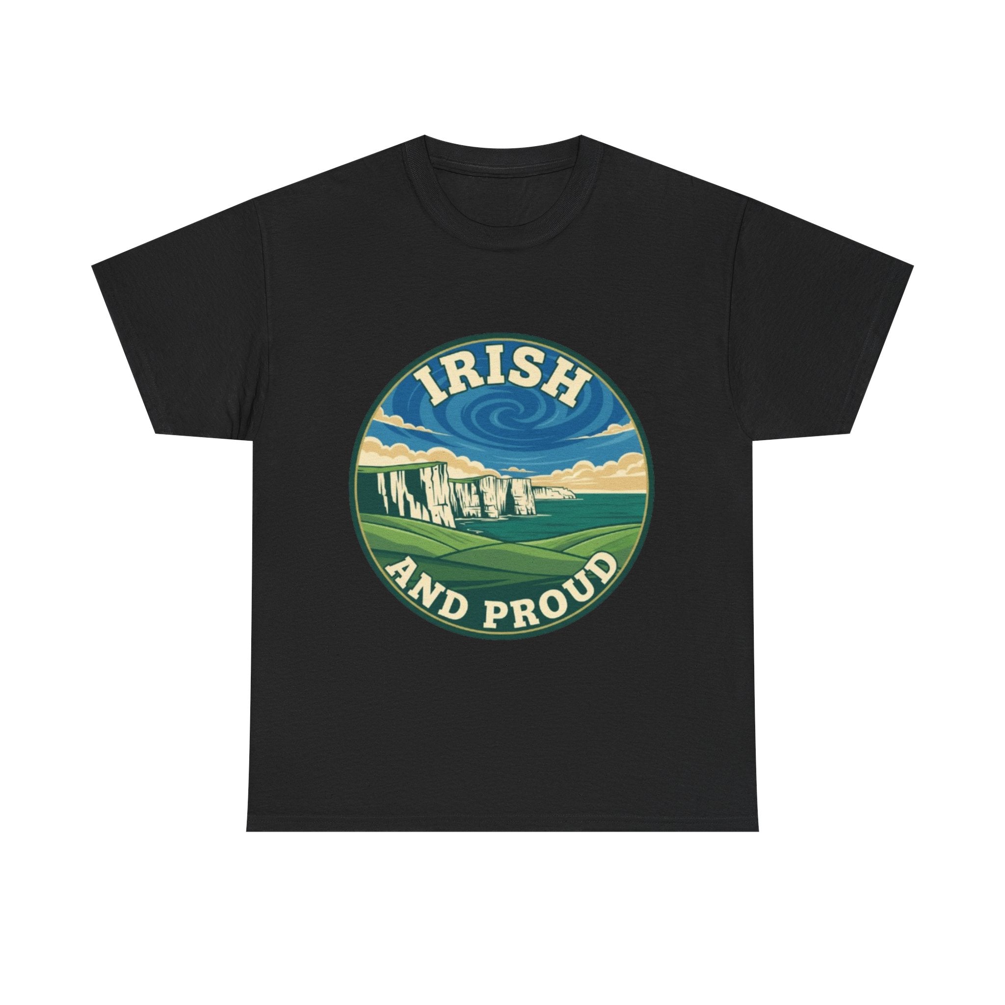 Irish and Proud T-Shirt — Scenic Cliffs Vintage St. Patrick’s Day Tee