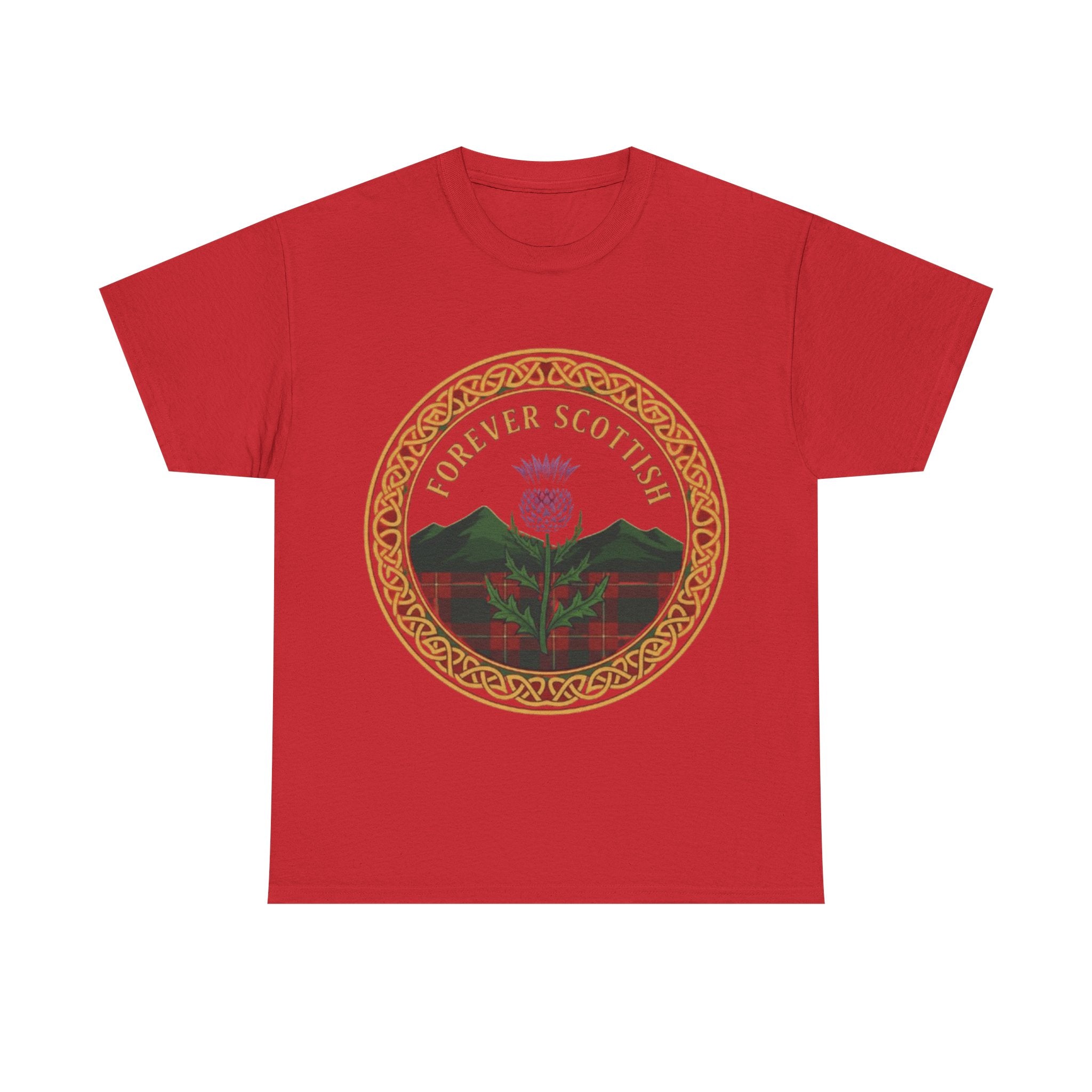 Scottish Thistle T‑Shirt - "Forever Scottish" Crest Tee