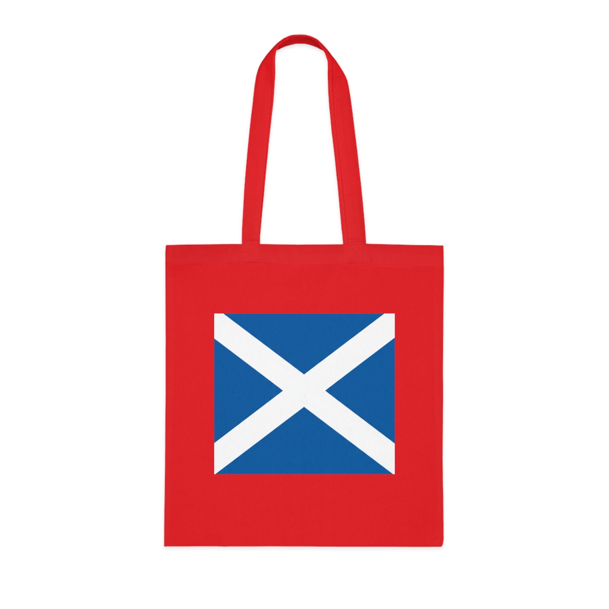 Scottish Saltire Cotton Tote Bag — Scotland Flag Eco Shopper