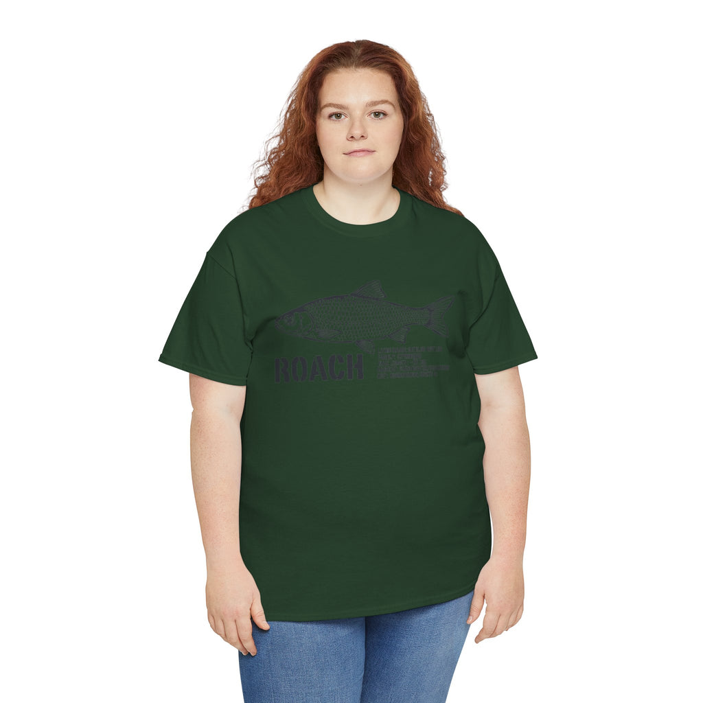 Roach Fish Sketch Tee — Vintage Angler Graphic T-Shirt